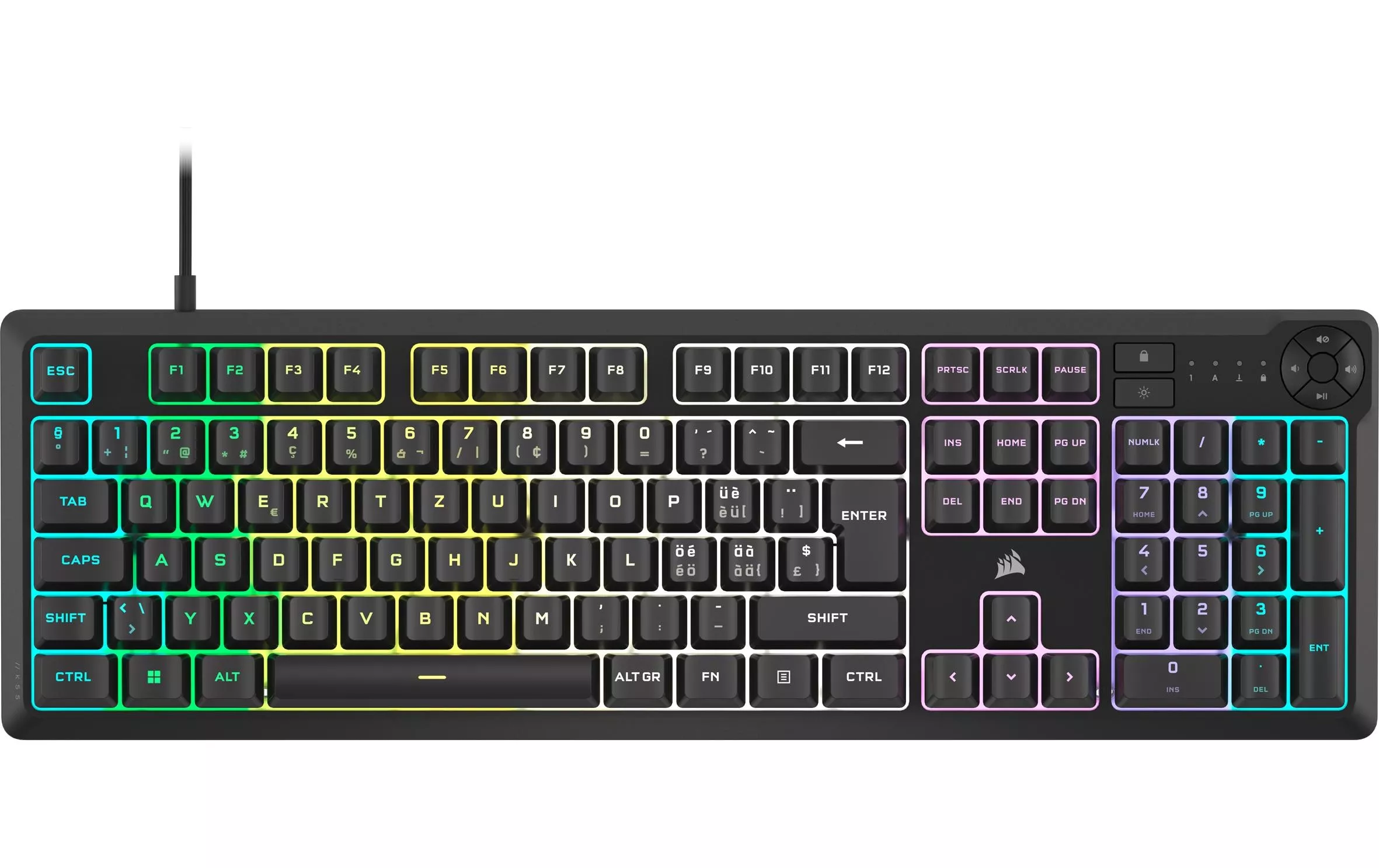 Tastiera da gioco Corsair K55 CORE RGB