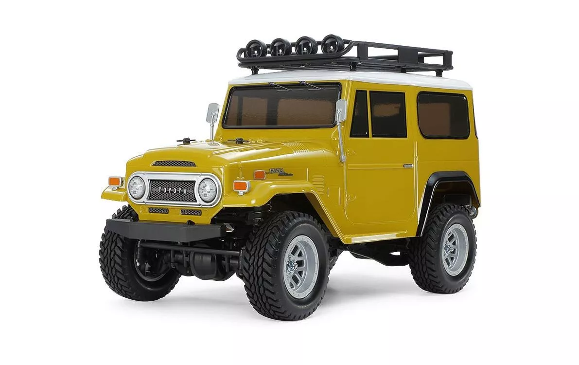 Scale Crawler Toyota Land Cruiser 40 CC-02 Jaune, kit de construction, 1:10