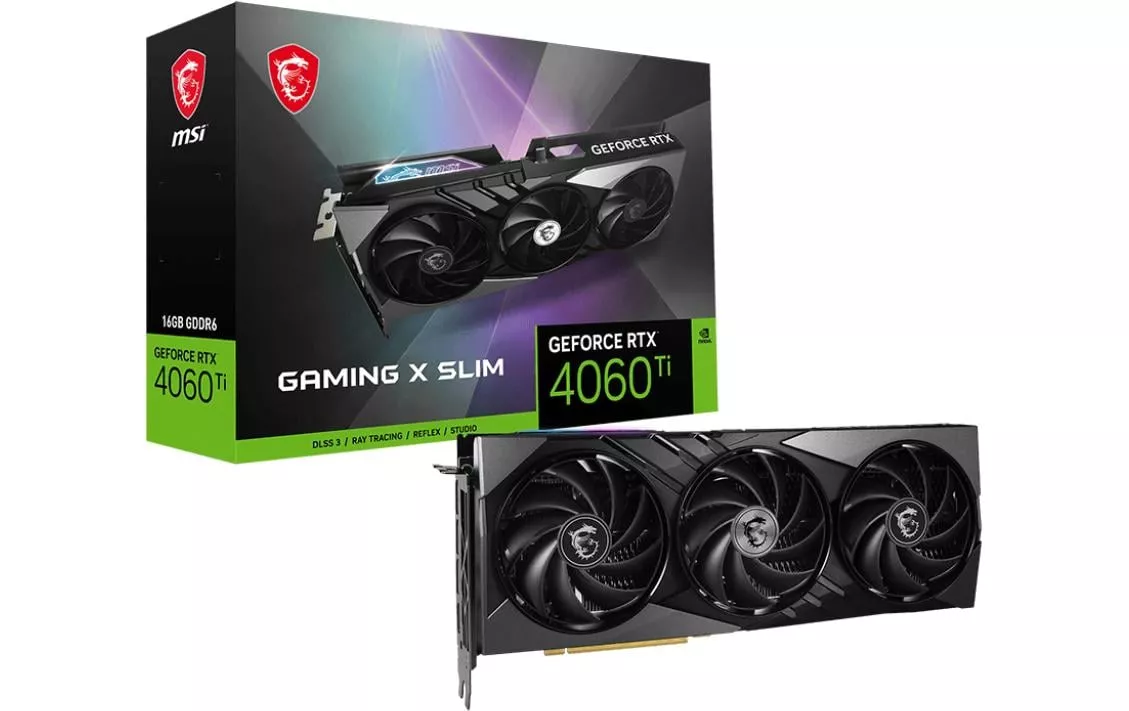 Carte graphique GeForce RTX 4060 Ti Gaming X Slim 16 GB