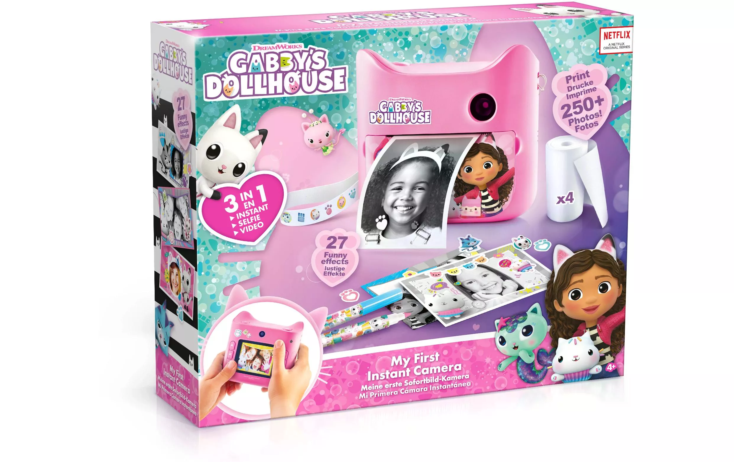 Gabby\'s Dollhouse Instant Camera Mehrfarbig/Rosa
