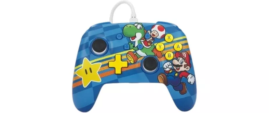 Enhanced Wired Controller Mushroom Kingdom Friends