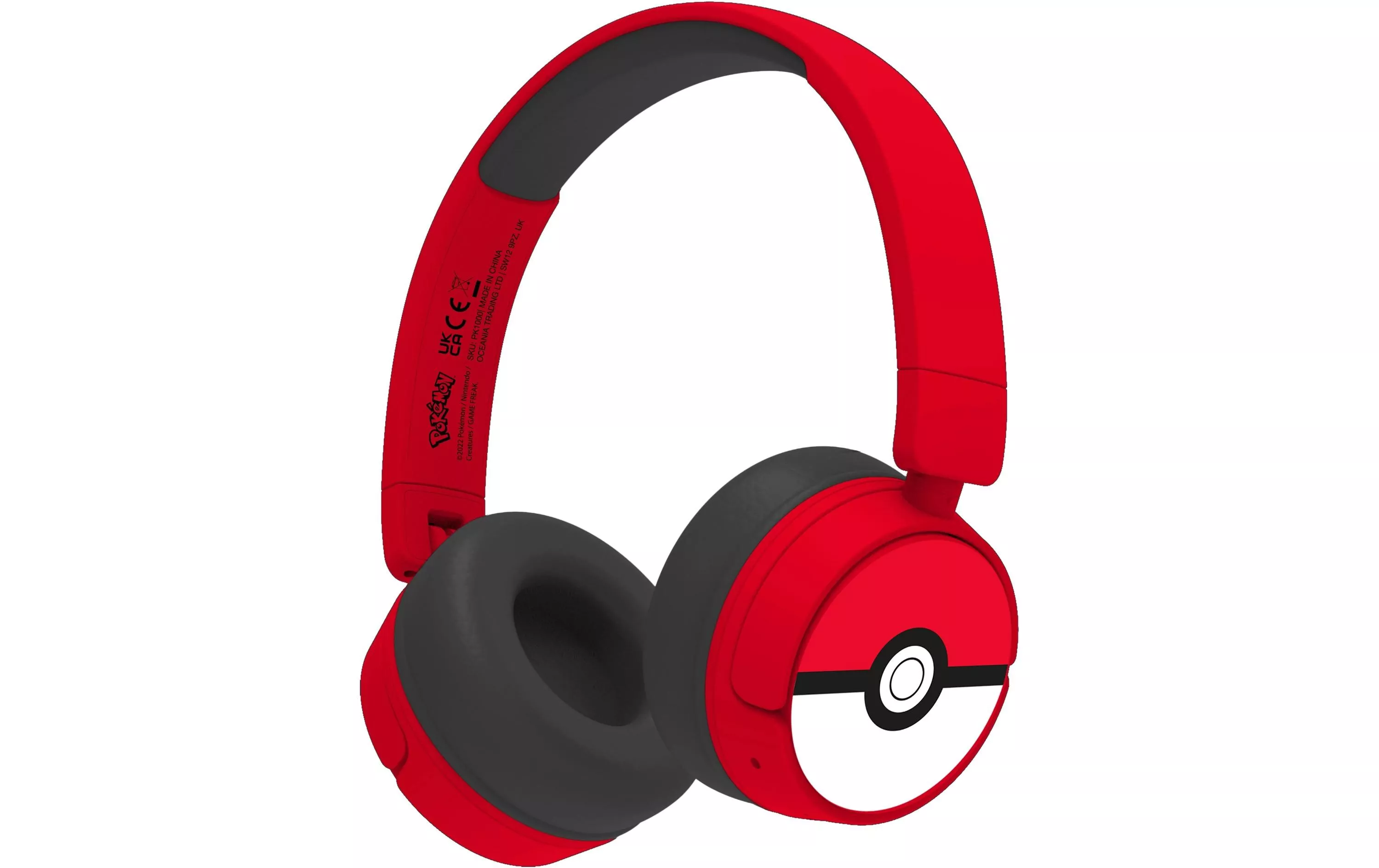 Casques extra-auriculaires Pokémon Poké ball Rouge; Blanc