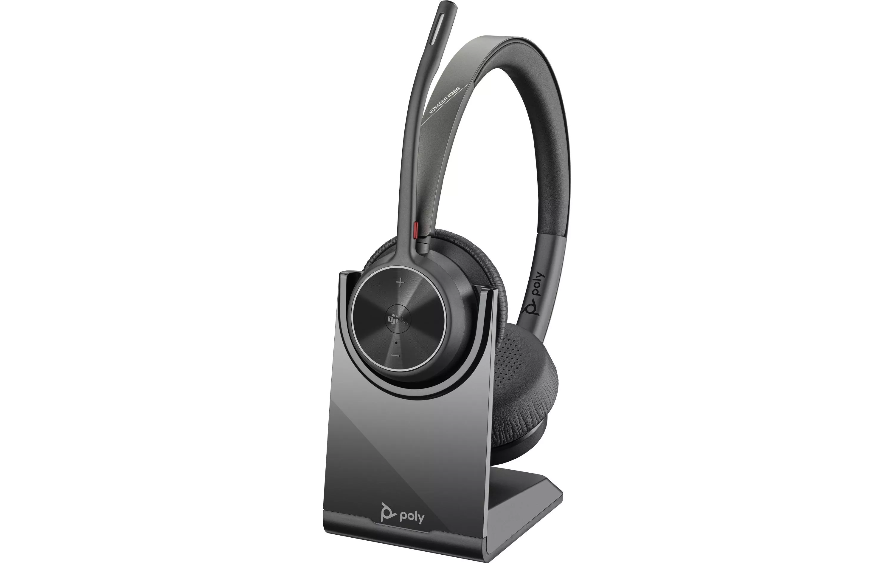 Headset Voyager 4320 MS Duo USB-A, inkl. Ladestation
