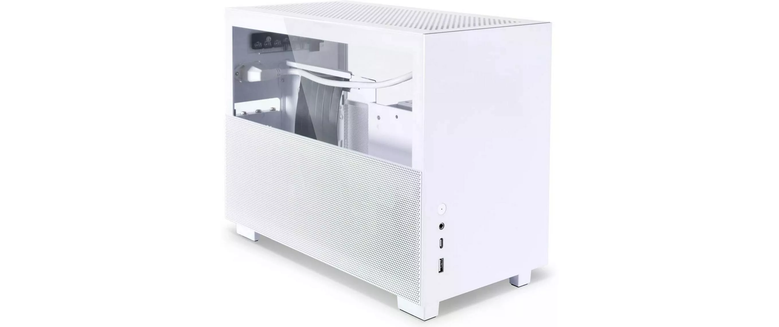 Boîtier d\u2019ordinateur Q58W3 Blanc