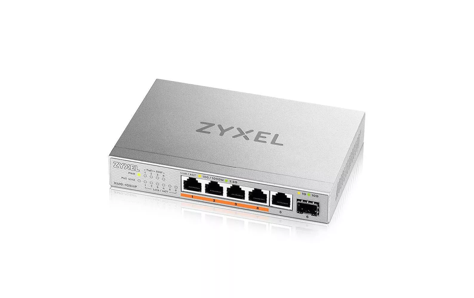 Switch Zyxel PoE++ XMG-105HP 6 porte