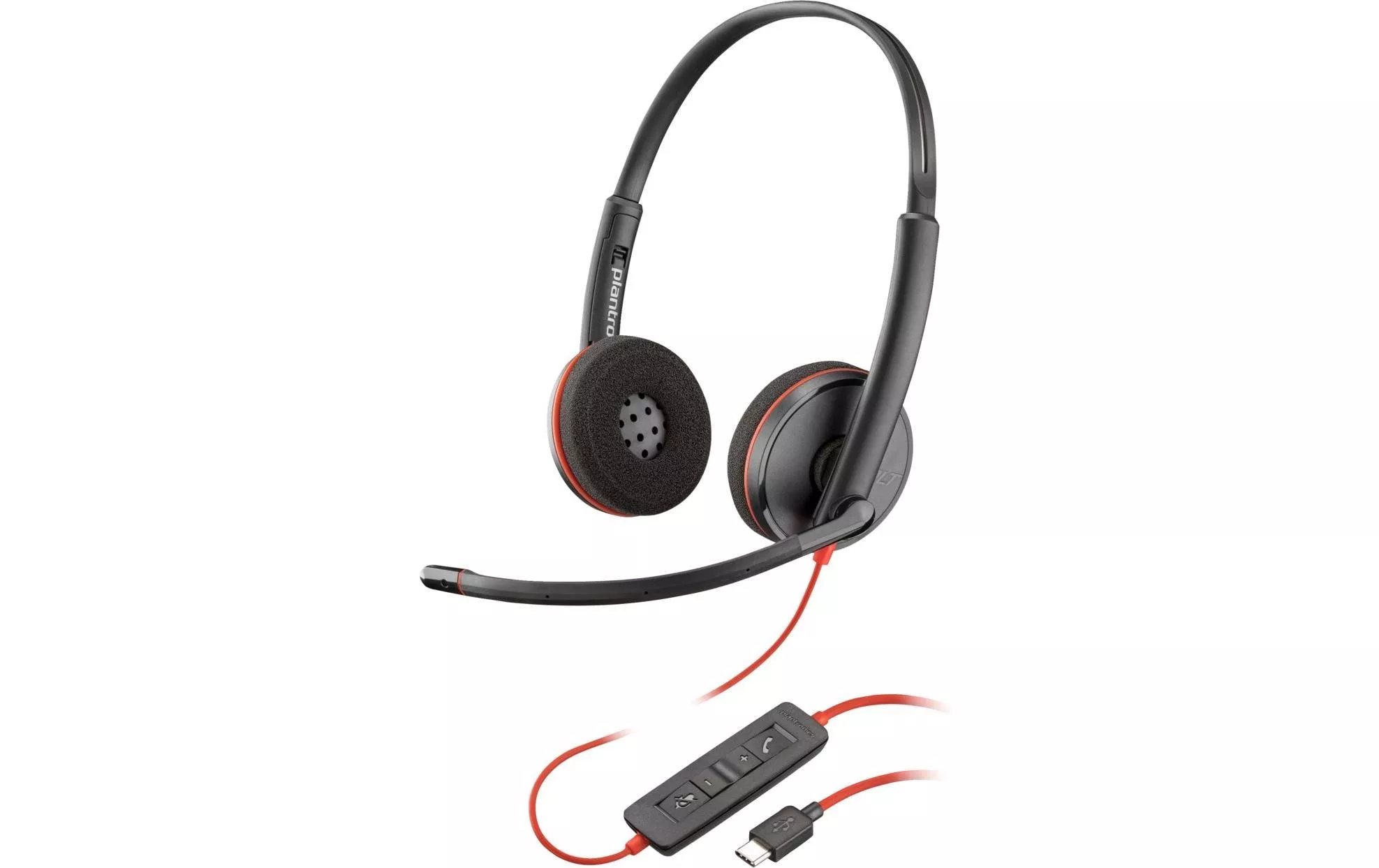 Headset Blackwire 3220 Duo USB-A/C