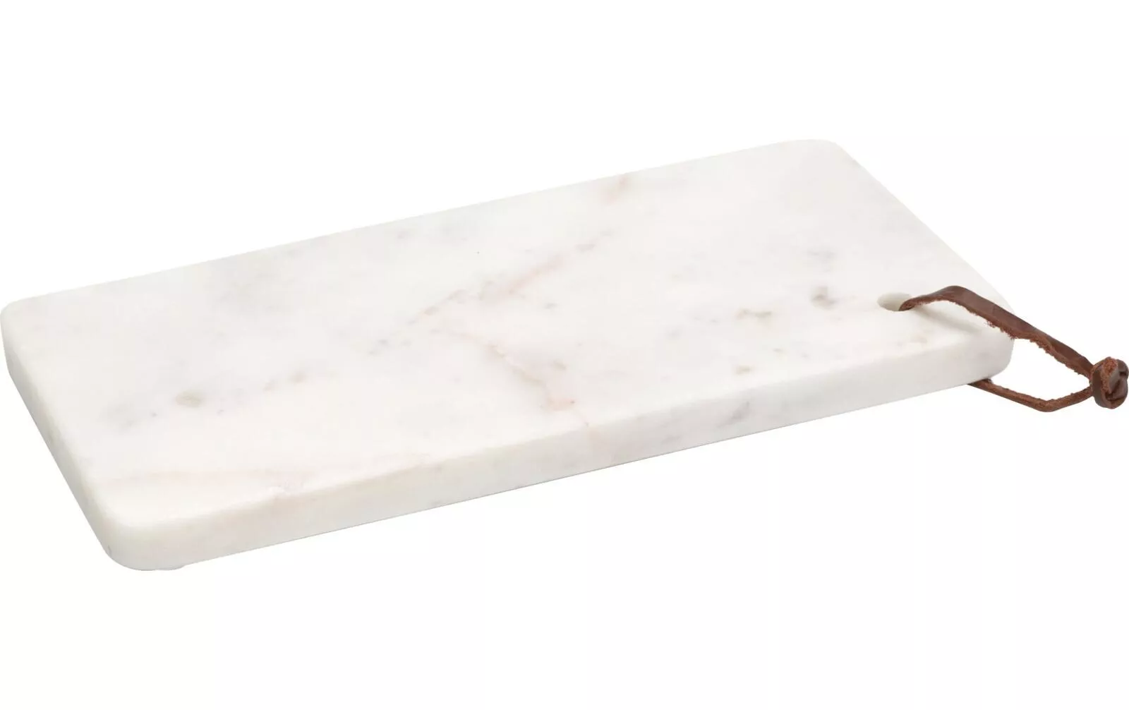 Piatto da portata FURBER in marmo bianco, 25 x 12 cm