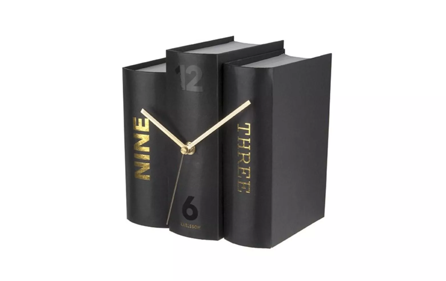 Horloge de bureau Book Noir