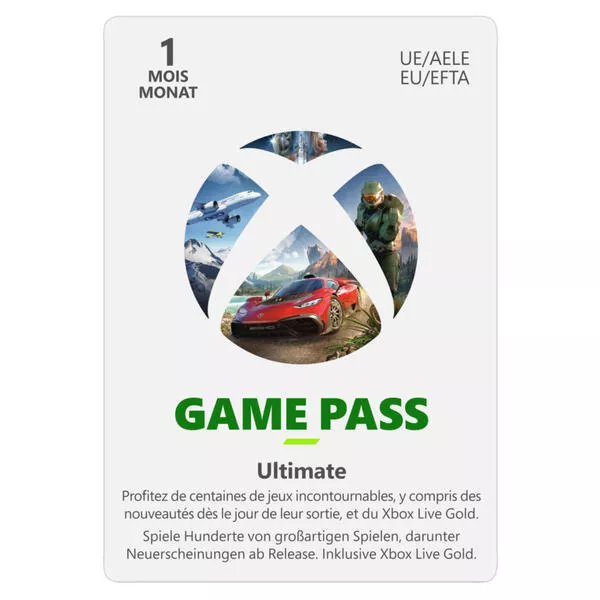 XBOX 1 mois Gamepass Ultimate allemand, français [ESD]