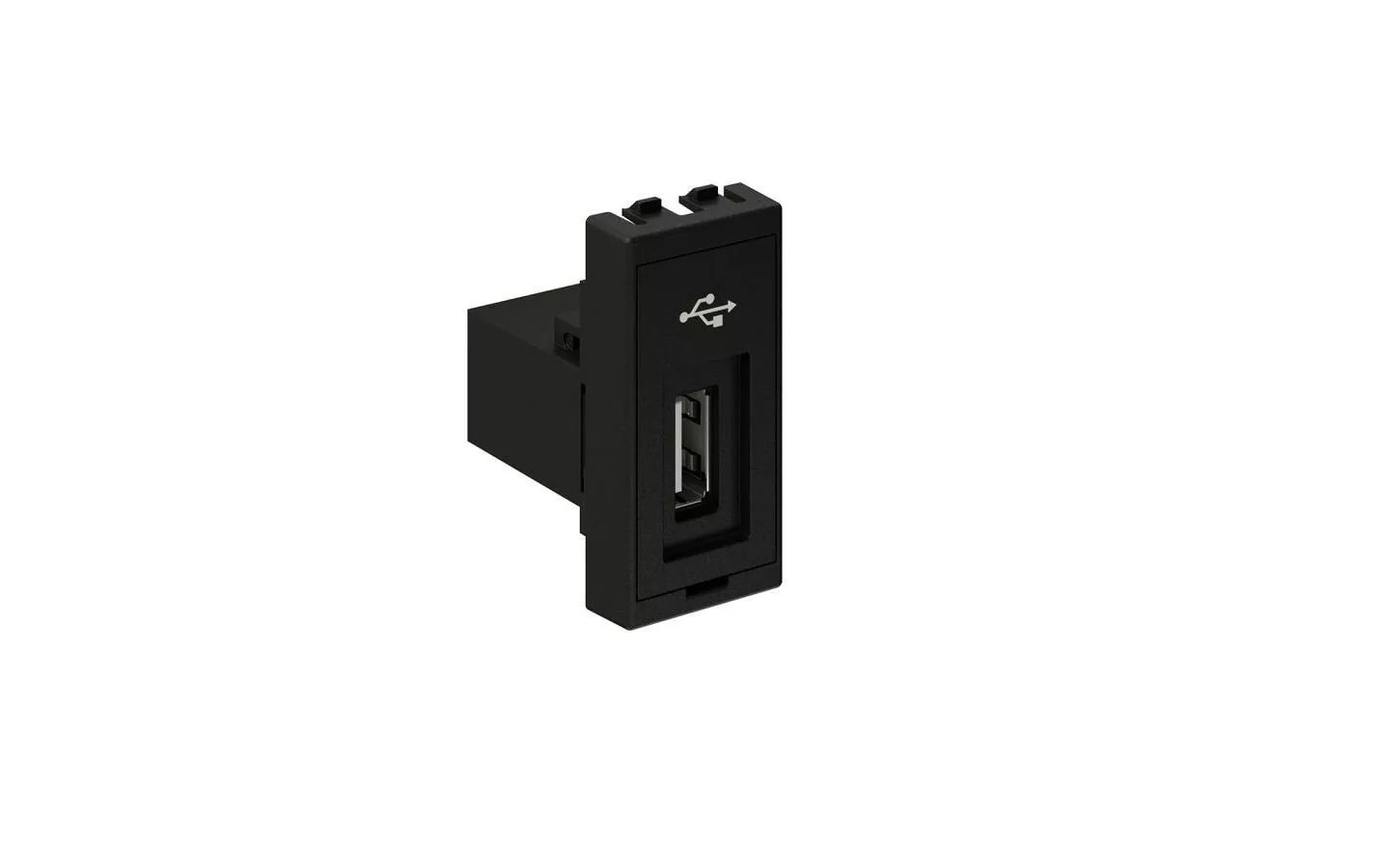 modulo max connect 45 x 22,5 mm, 1x USB-A 3.0, antracite