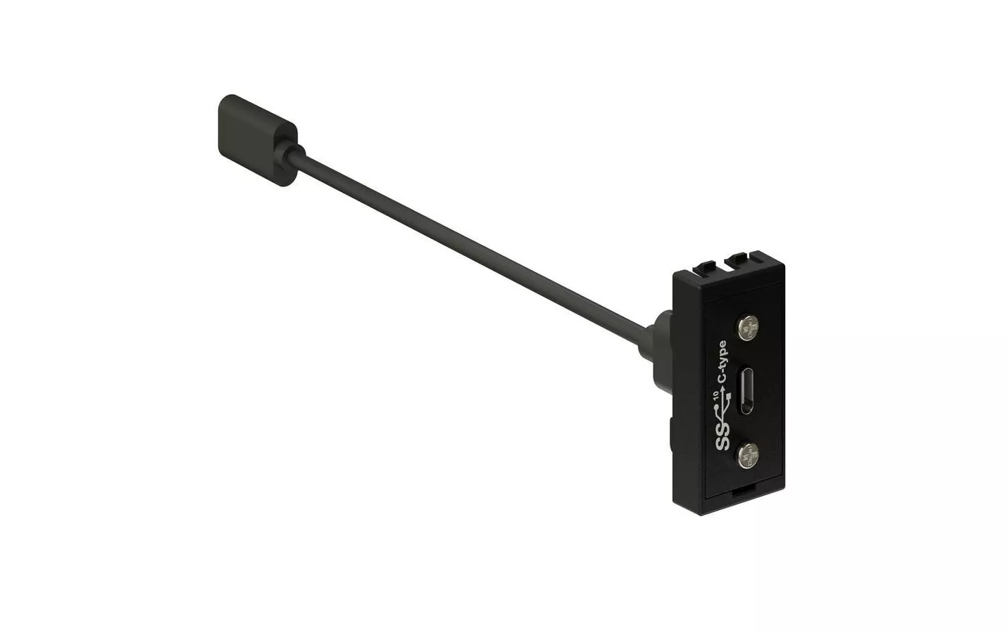 Module 45 x 22,5 mm, 1x USB-C 3.1 Data, anthracite