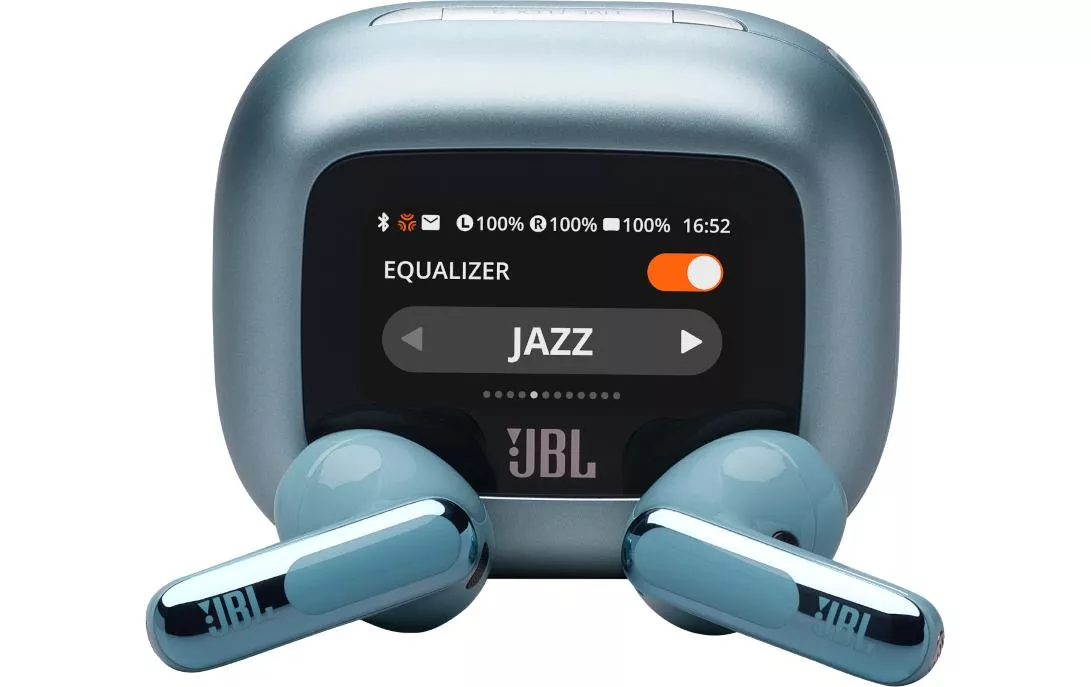 Cuffie intrauricolari senza fili JBL Live Flex 3 Blu