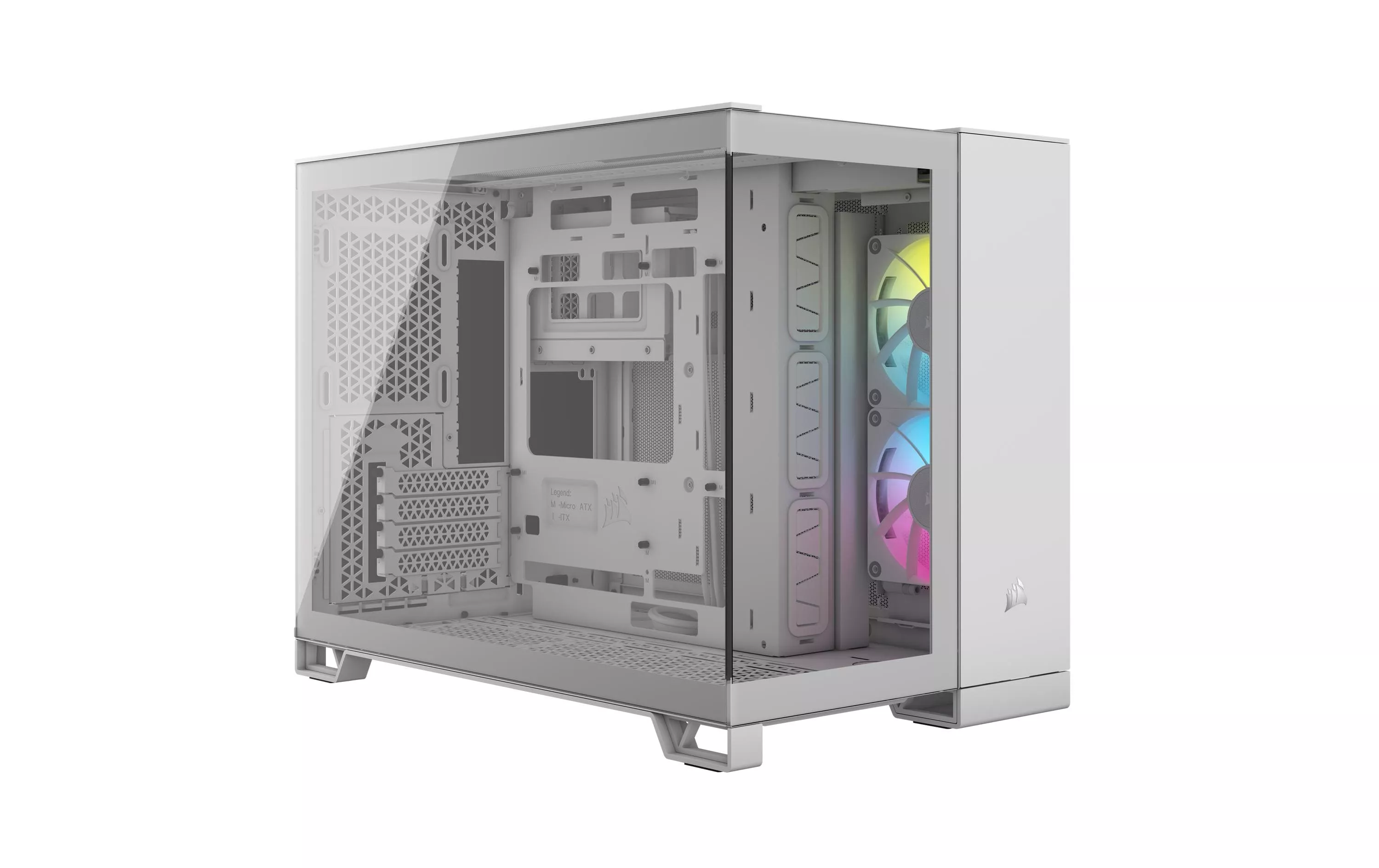 Boîtier d\u2019ordinateur 2500X RGB Blanc