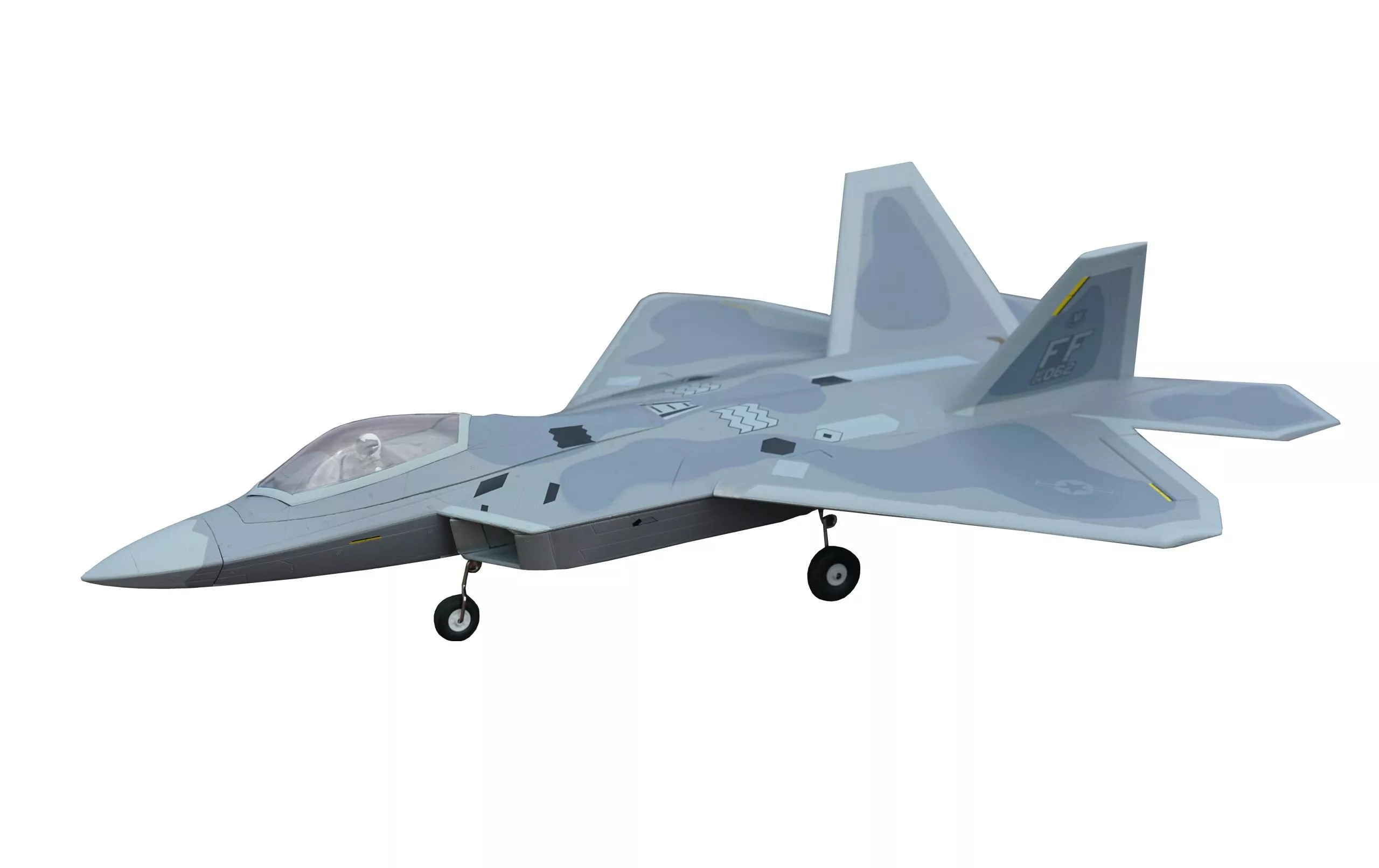 Jet de turbine XFly F-22 Raptor, 40 mm Twin EDF, PNP