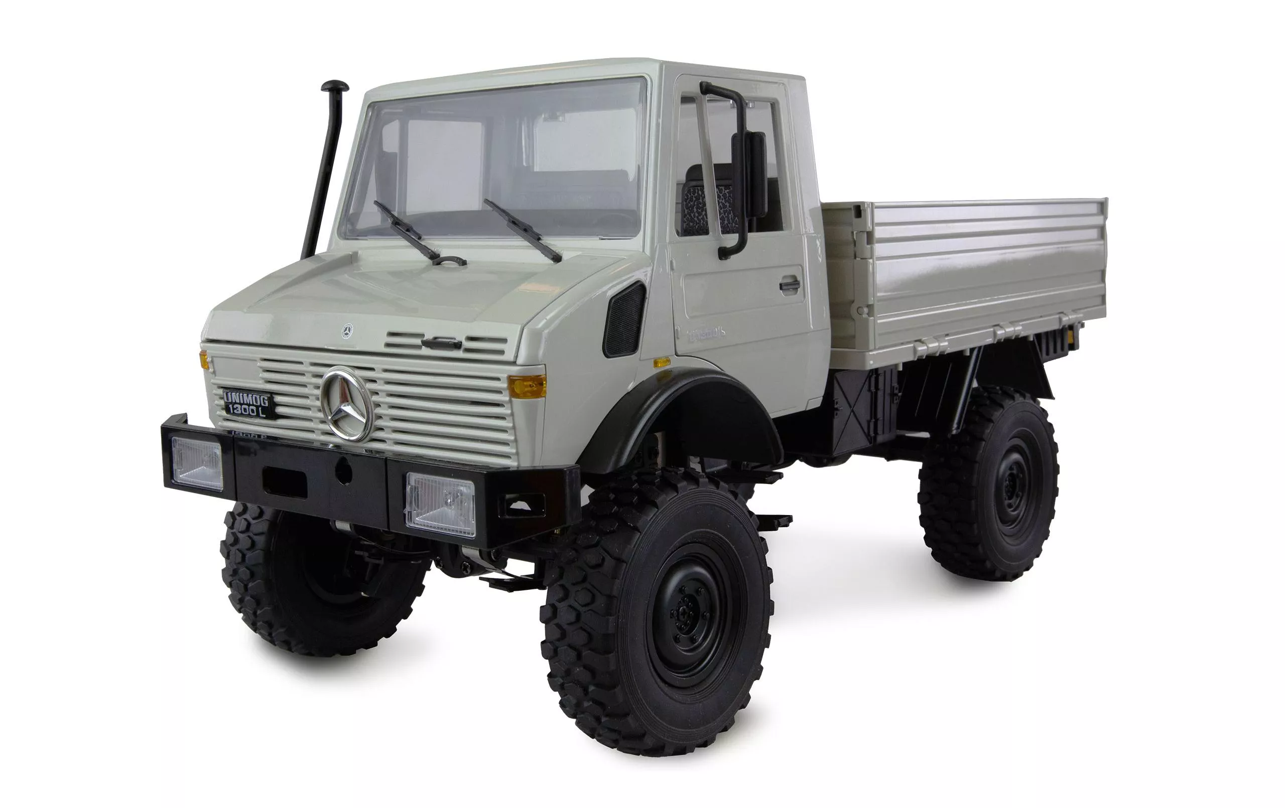 Mercedes-Benz Unimog Basic 4WD Gris clair, RTR, 1:12