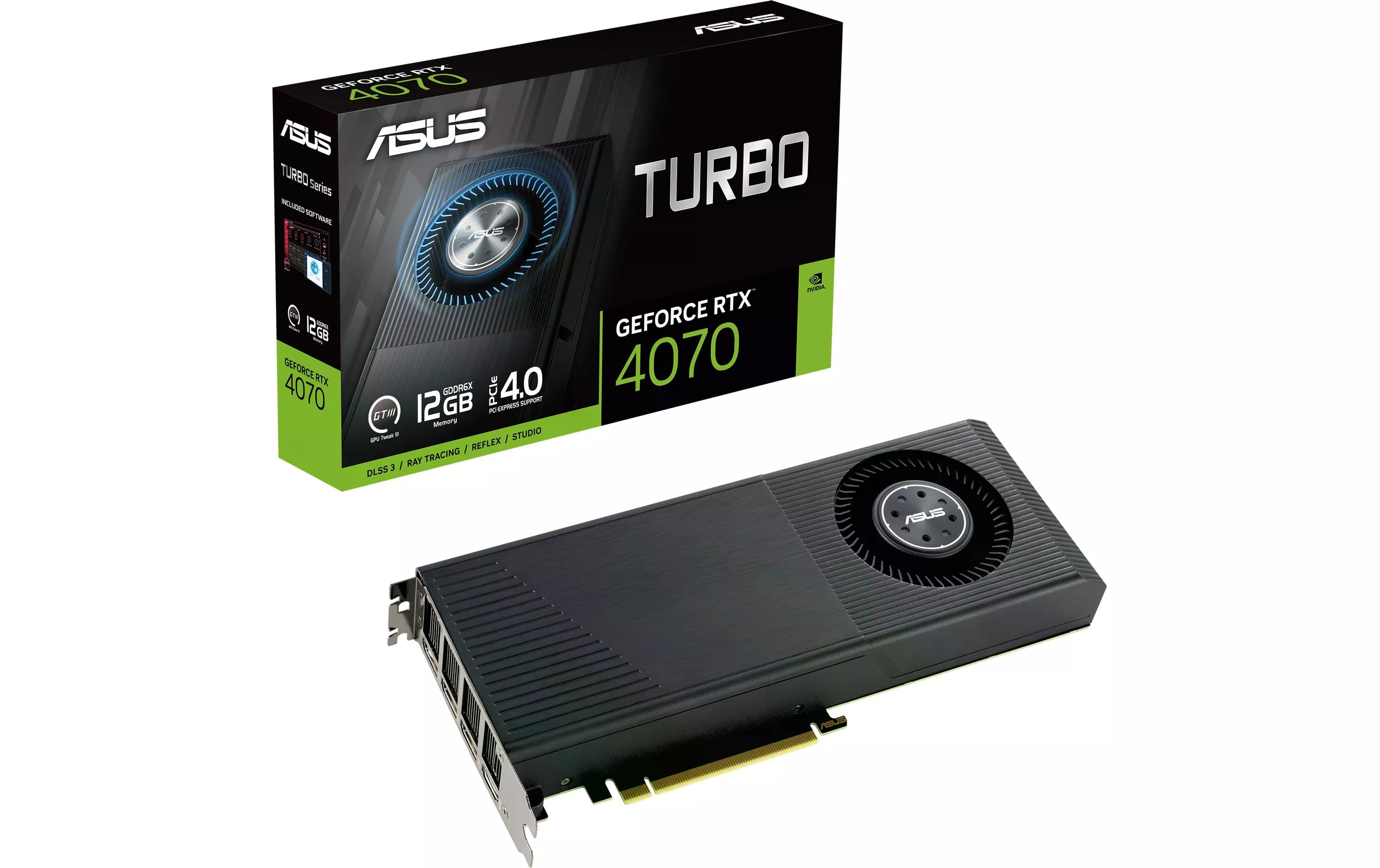 Carte graphique Turbo GeForce RTX 4070 12 GB