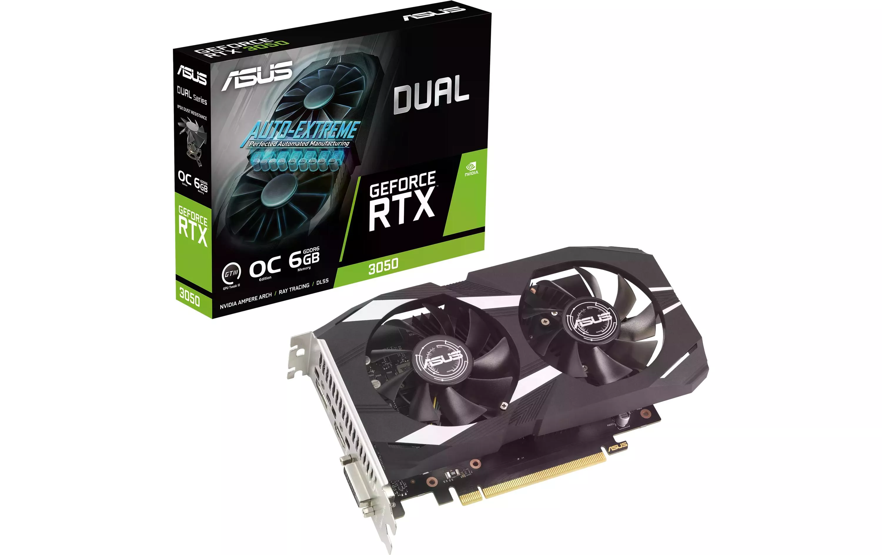 Carte graphique Dual GeForce RTX 3050 OC Edition 6 GB