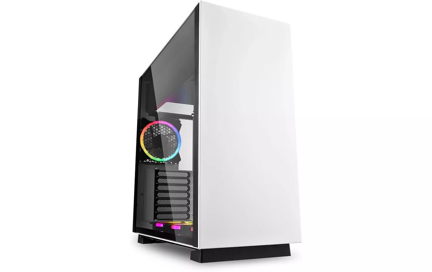 Boîtier d\u2019ordinateur Pure Steel RGB Blanc