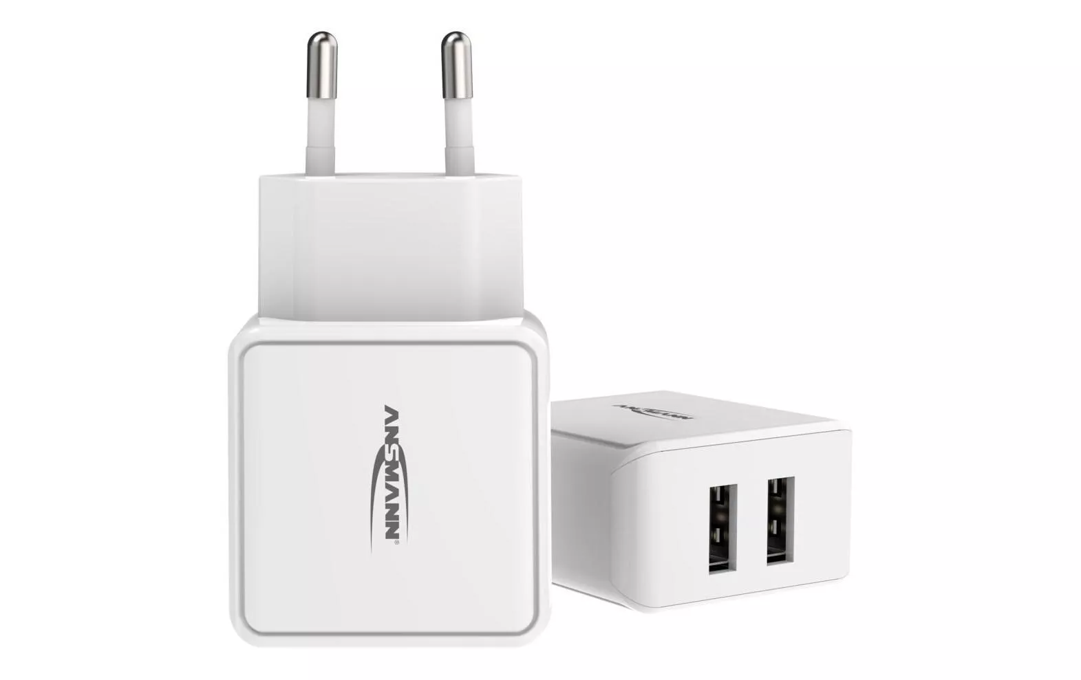 USB-Wandladegerät Home Charger HC212, 12W, 2x USB, Weiss