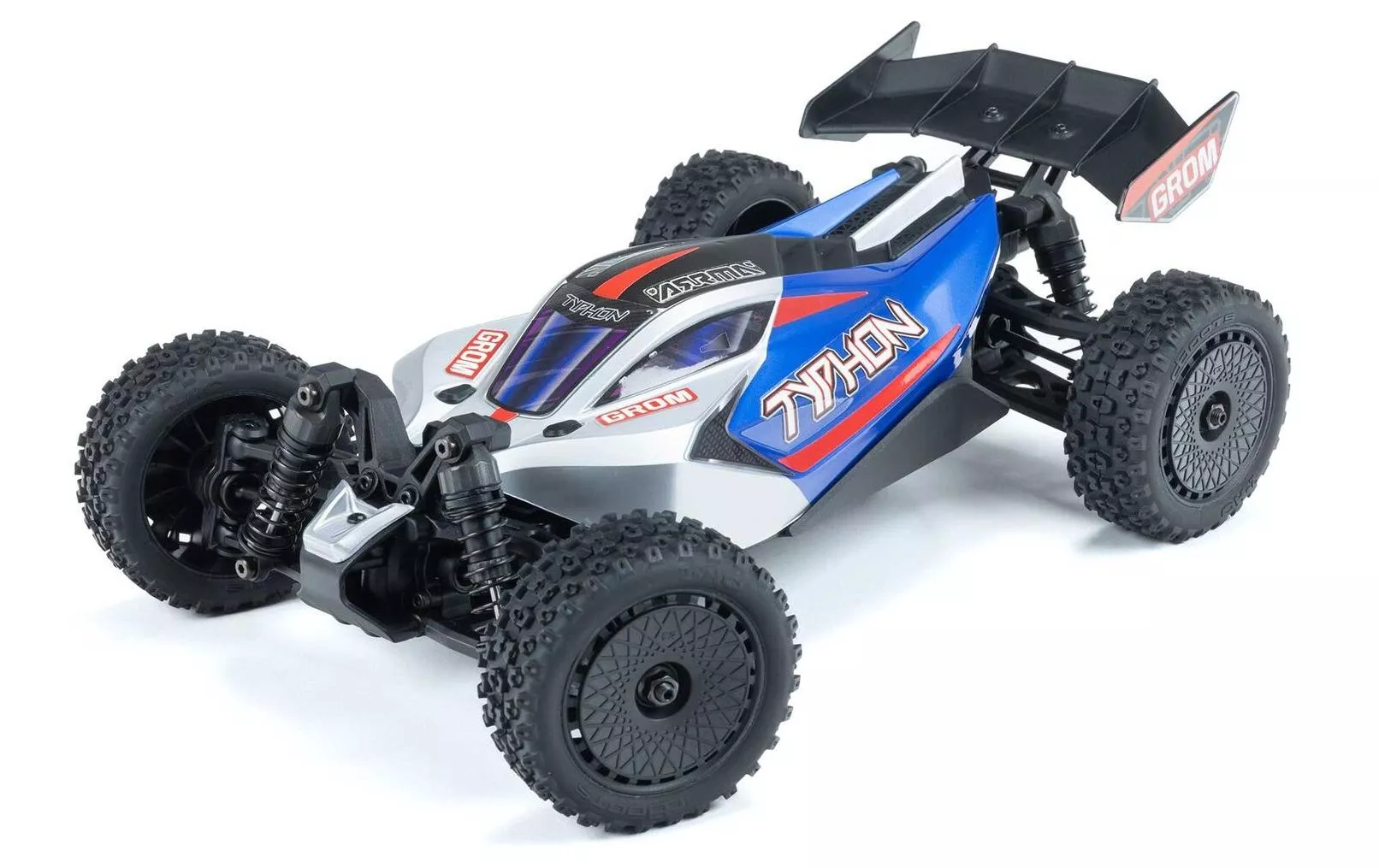 Buggy Typhon Grom Mega 380 Bleu, RTR, 1:18