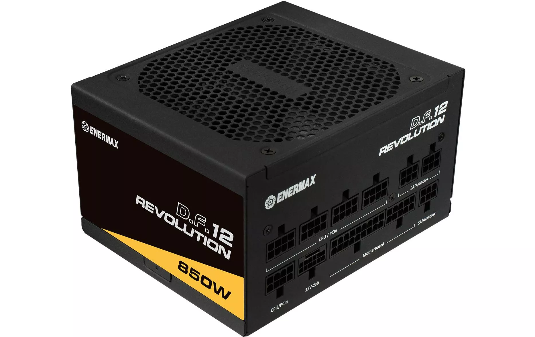 Bloc d\u2019alimentation Revolution D.F. 12 850 W Noir