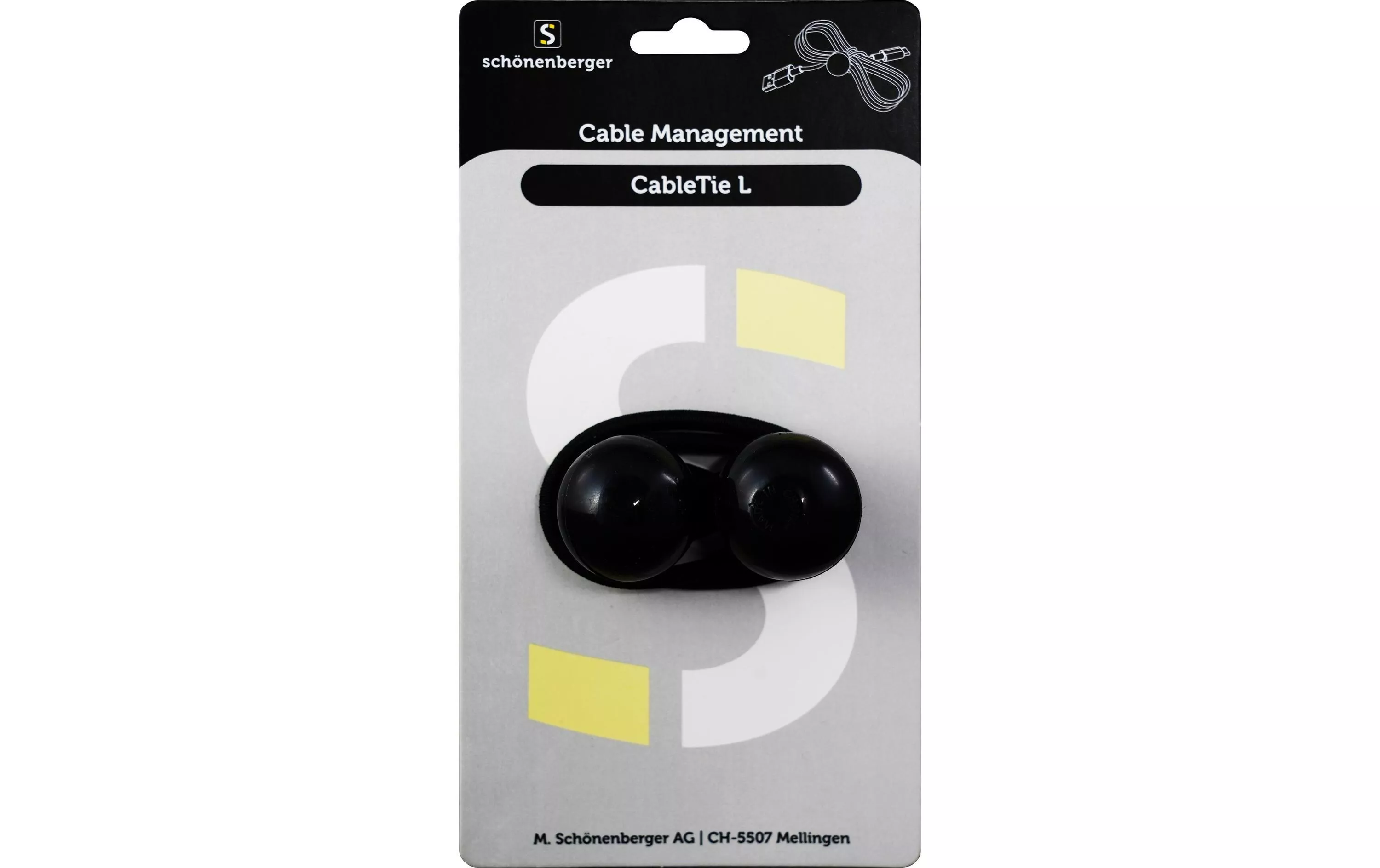 Supports de câbles CableTie L, 150 mm Noir