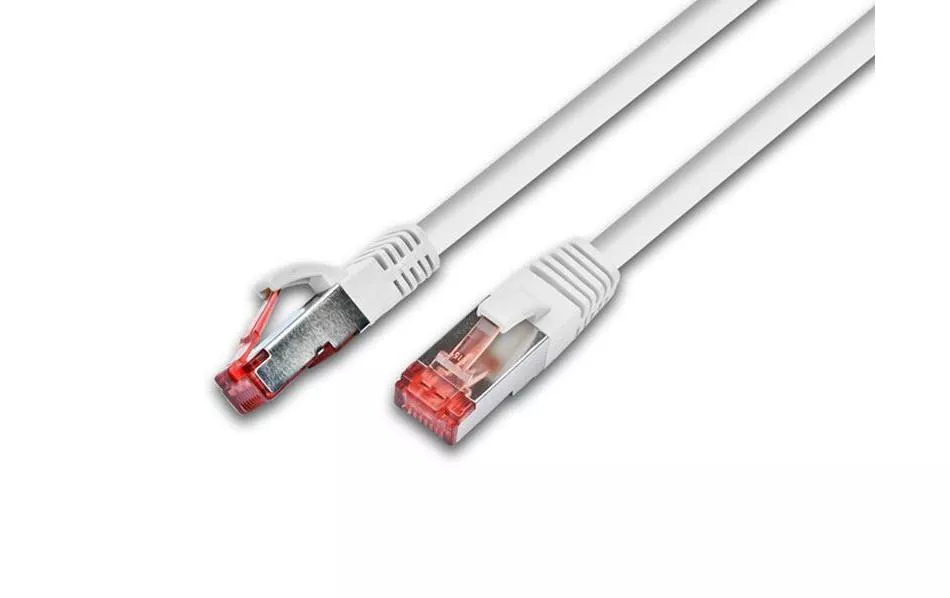 Câble patch RJ-45 - RJ-45, Cat 6A, S/FTP, 30 m, Blanc