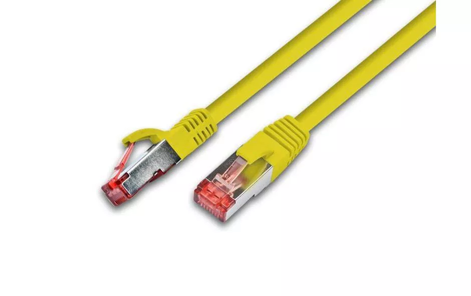 Câble patch RJ-45 - RJ-45, Cat 5e, F/UTP, 1 m, Jaune