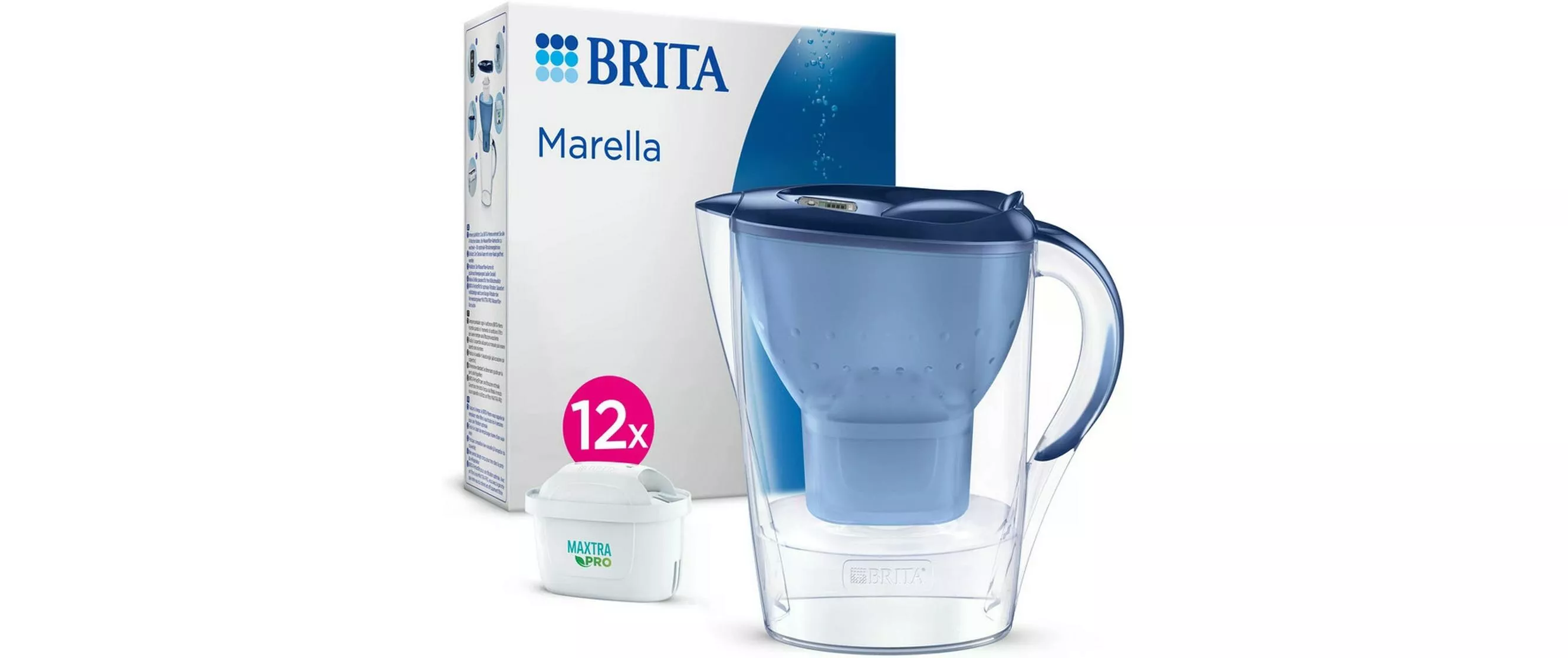 Filtre à eau Marella Bleu, incl. 12x Maxtra Pro All-in-1