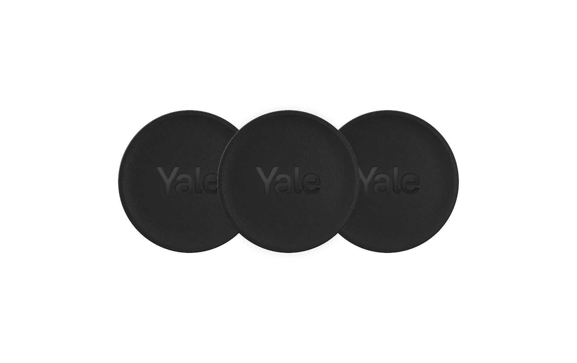Serratura per porta Yale Dot, confezione da 3, nero