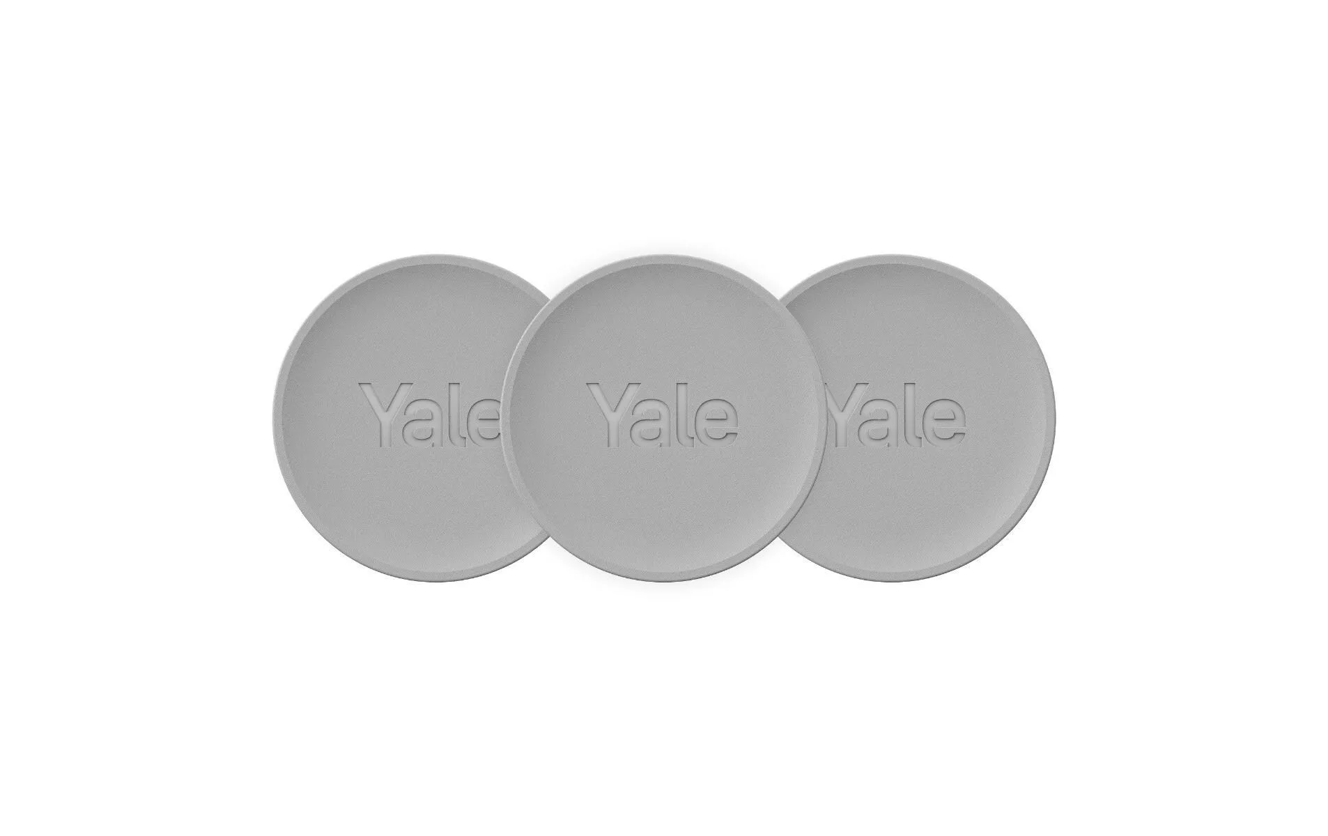 Serratura per porta Yale Dot, confezione da 3, bianco