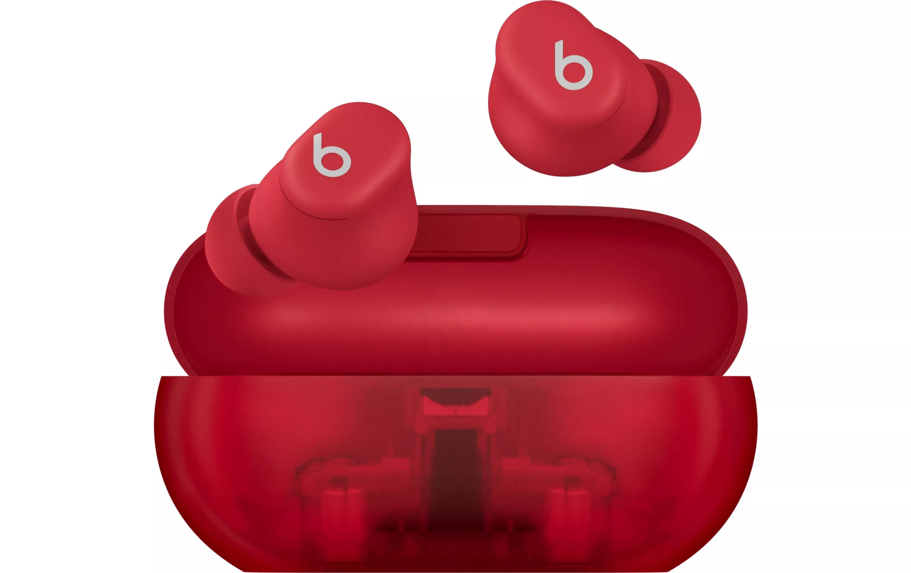 Écouteurs True Wireless In-Ear Solo Buds Transparent Red