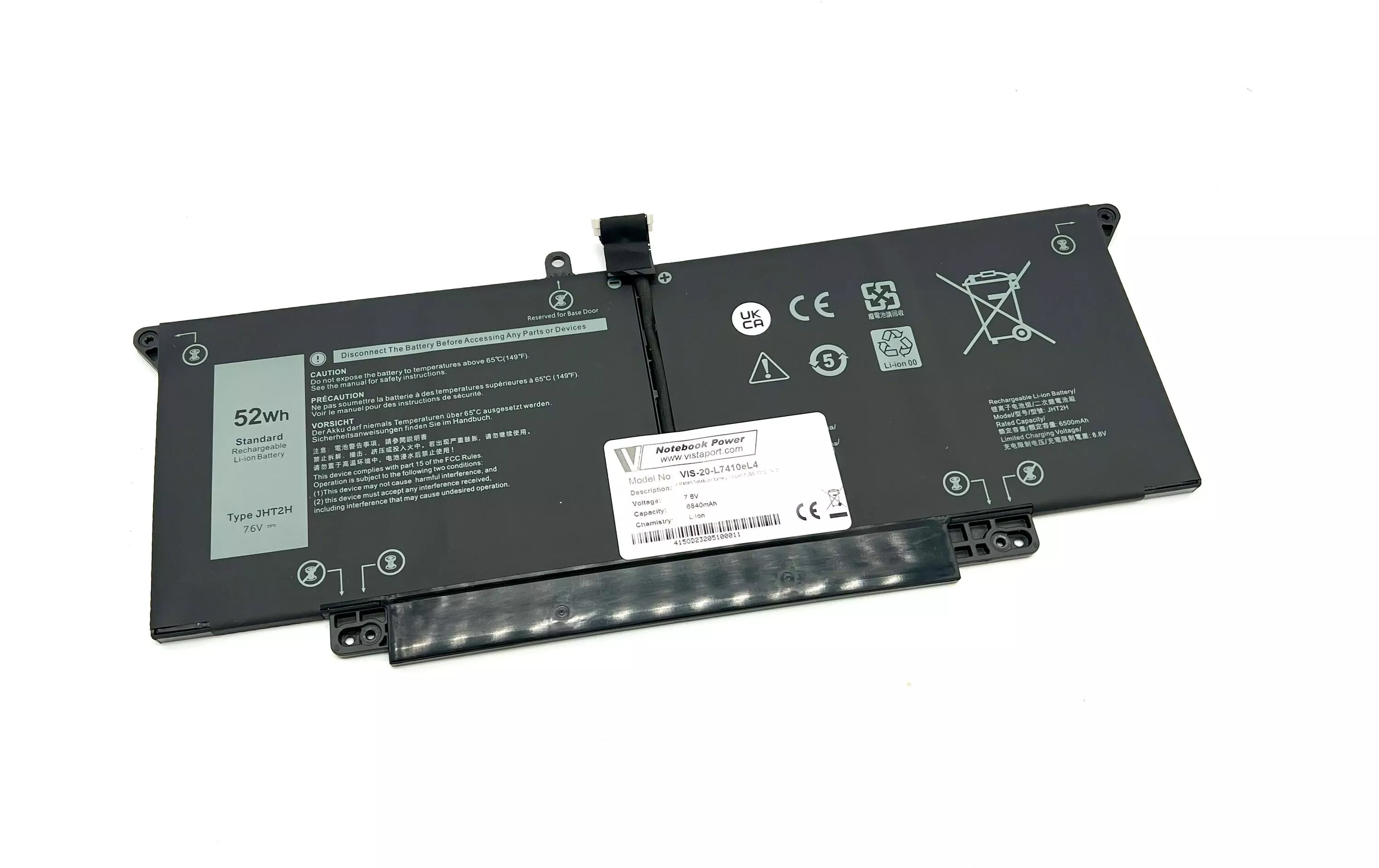 Batterie pour Dell Latitude 7310, 7410