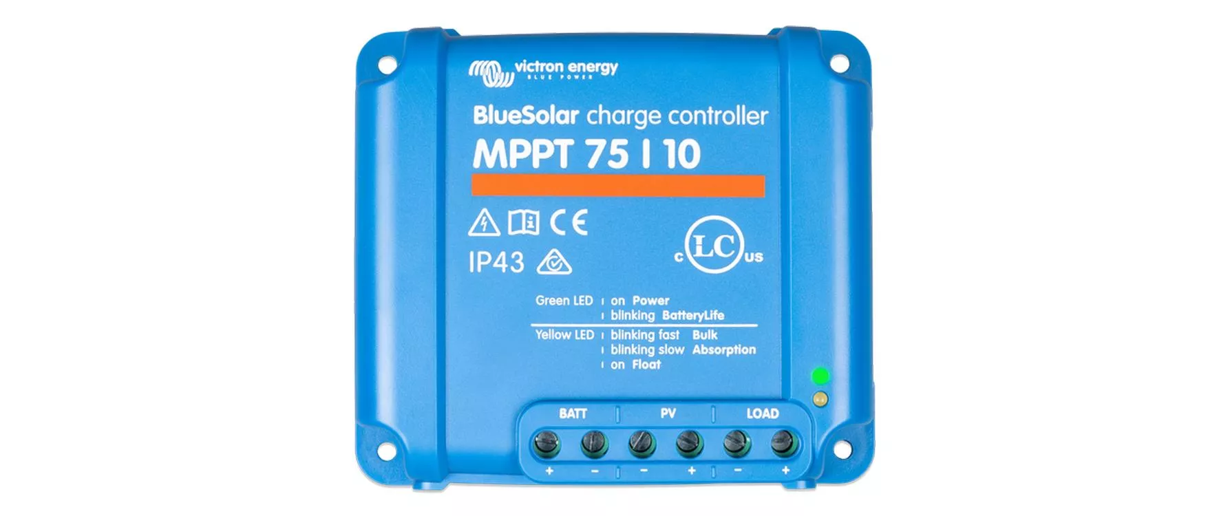 Regolatore di carica solare Victron BlueSolar MPPT 75/10 12-24 V 10A