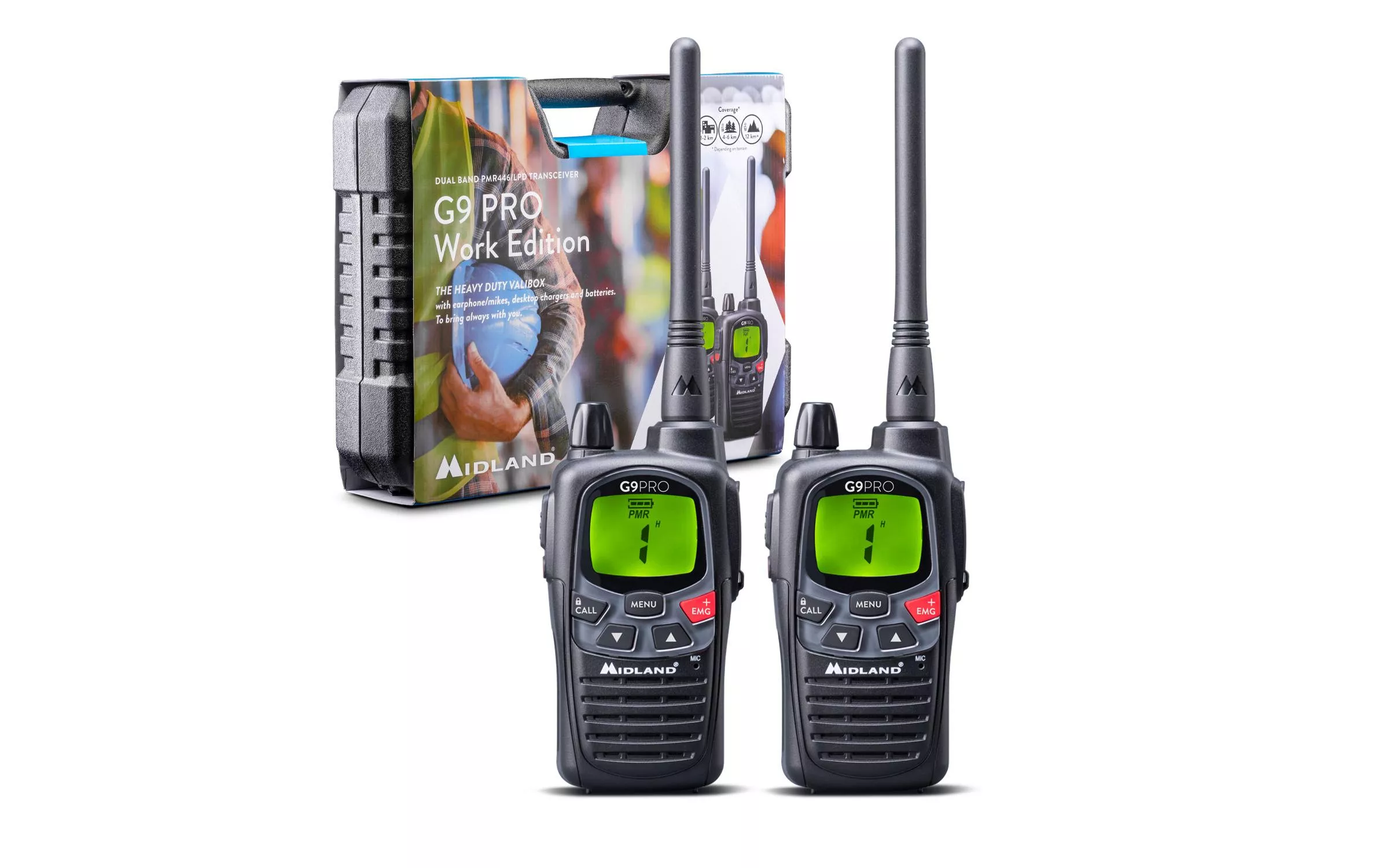 Appareils radio G9 Pro, Lot de 2