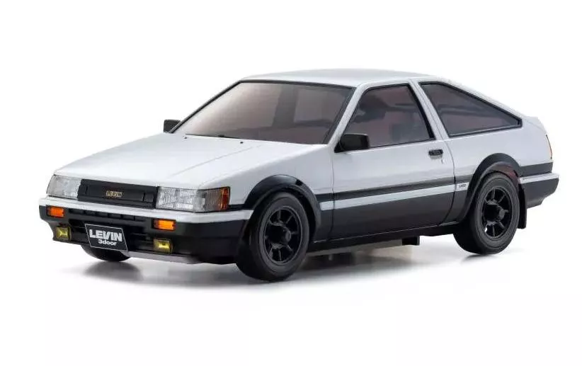 Kyosho Mini Z MA020 Toyota Corolla Levin AE86 Blanc, ARTR, 1:27