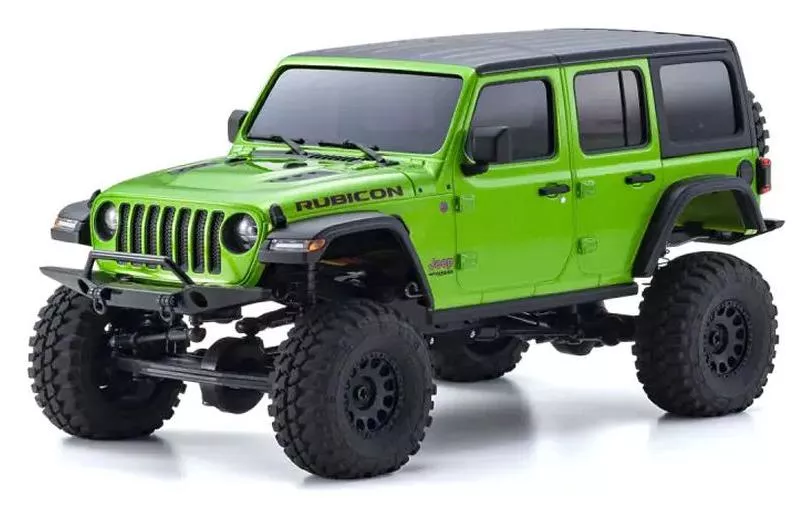 Kyosho Scale Crawler Mini-Z Jeep Wrangler Rubicon Mojito ARTR, 1:24