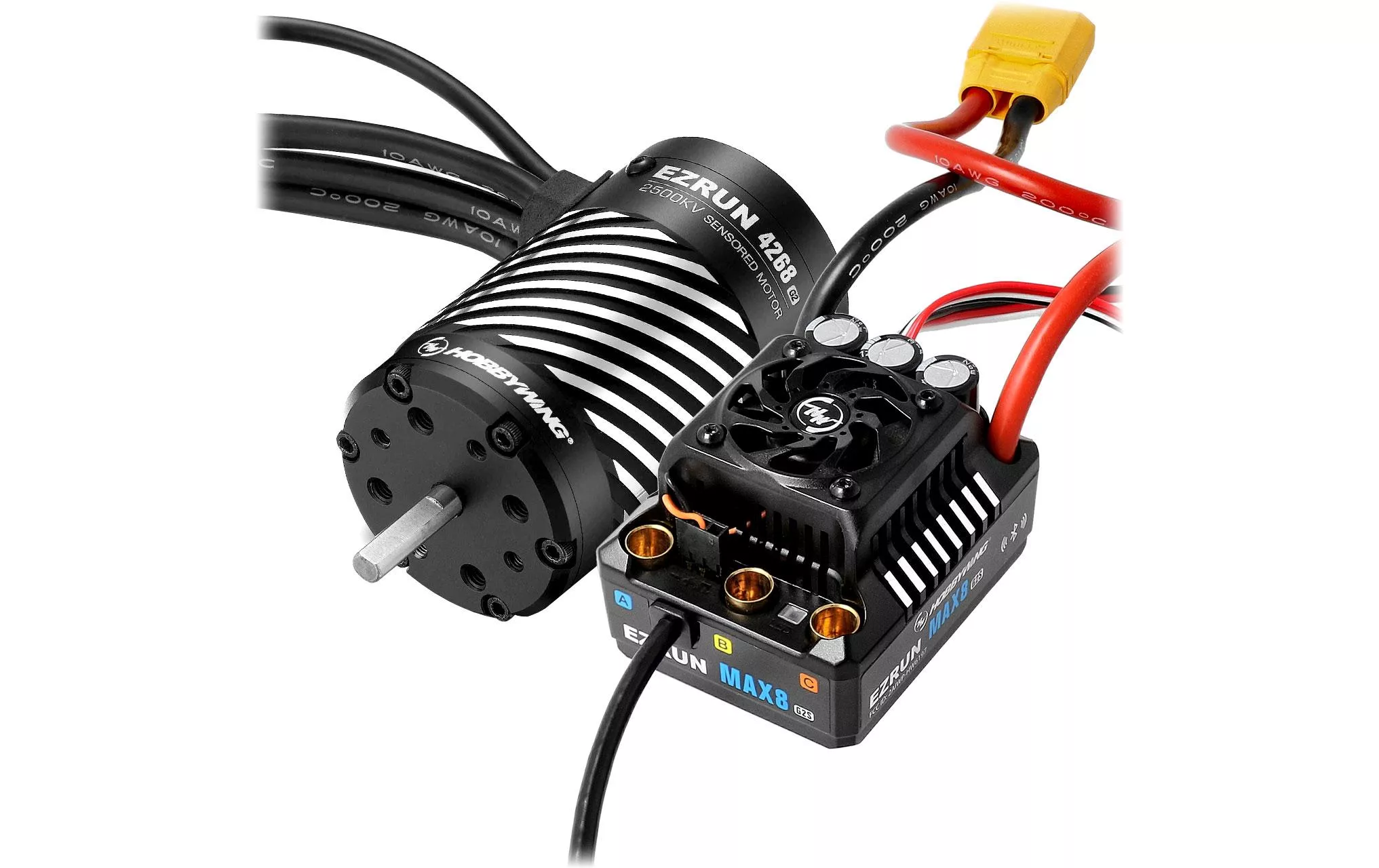 Kits d\u2019entraînement sans brosse Ezrun MAX8 G2S Combo 4268SD 2500kV 4S