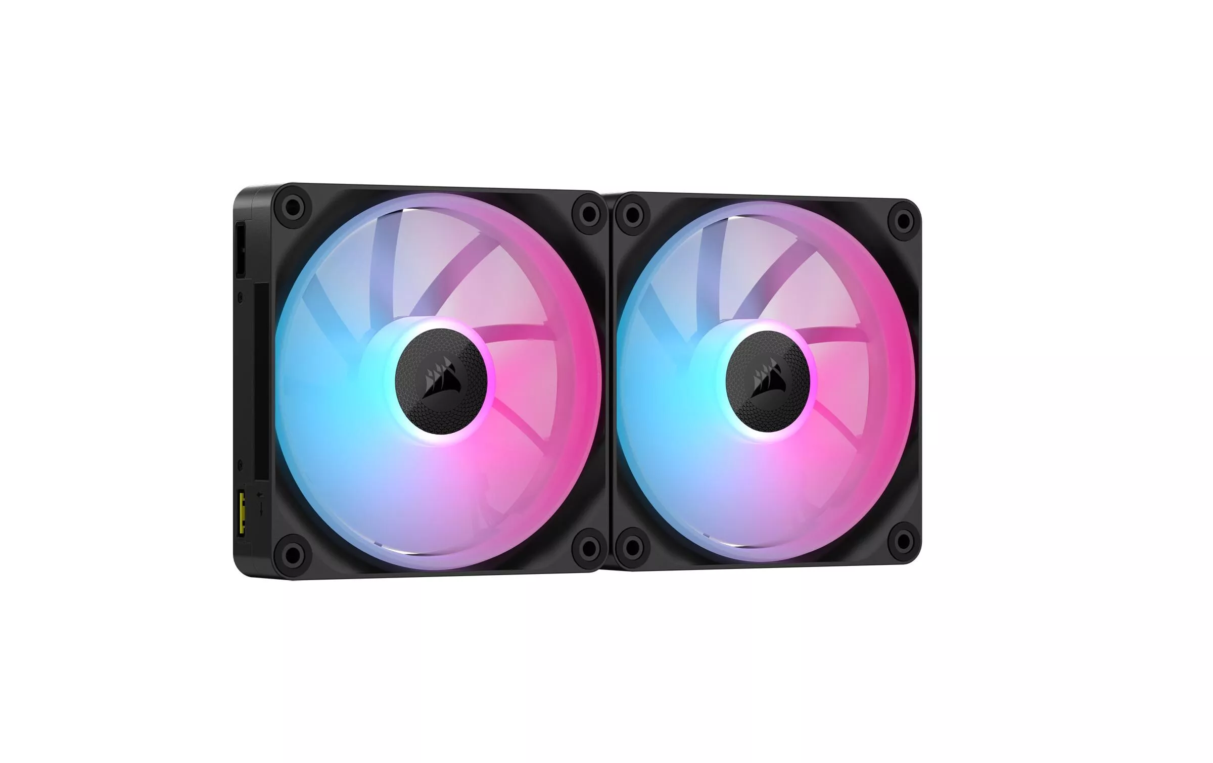 Ventilateur PC LX140 RGB Noir pack de 2