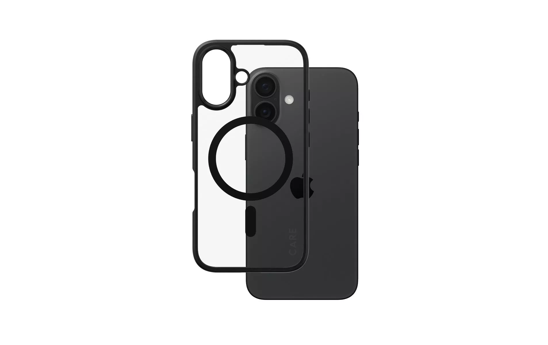 Coque arrière Flagship iPhone 16 Cadre noir