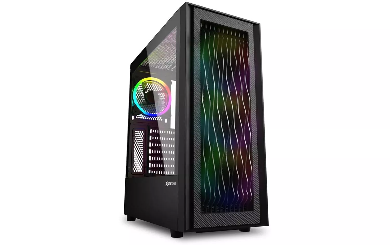 Boîtier d\u2019ordinateur RGB Wave