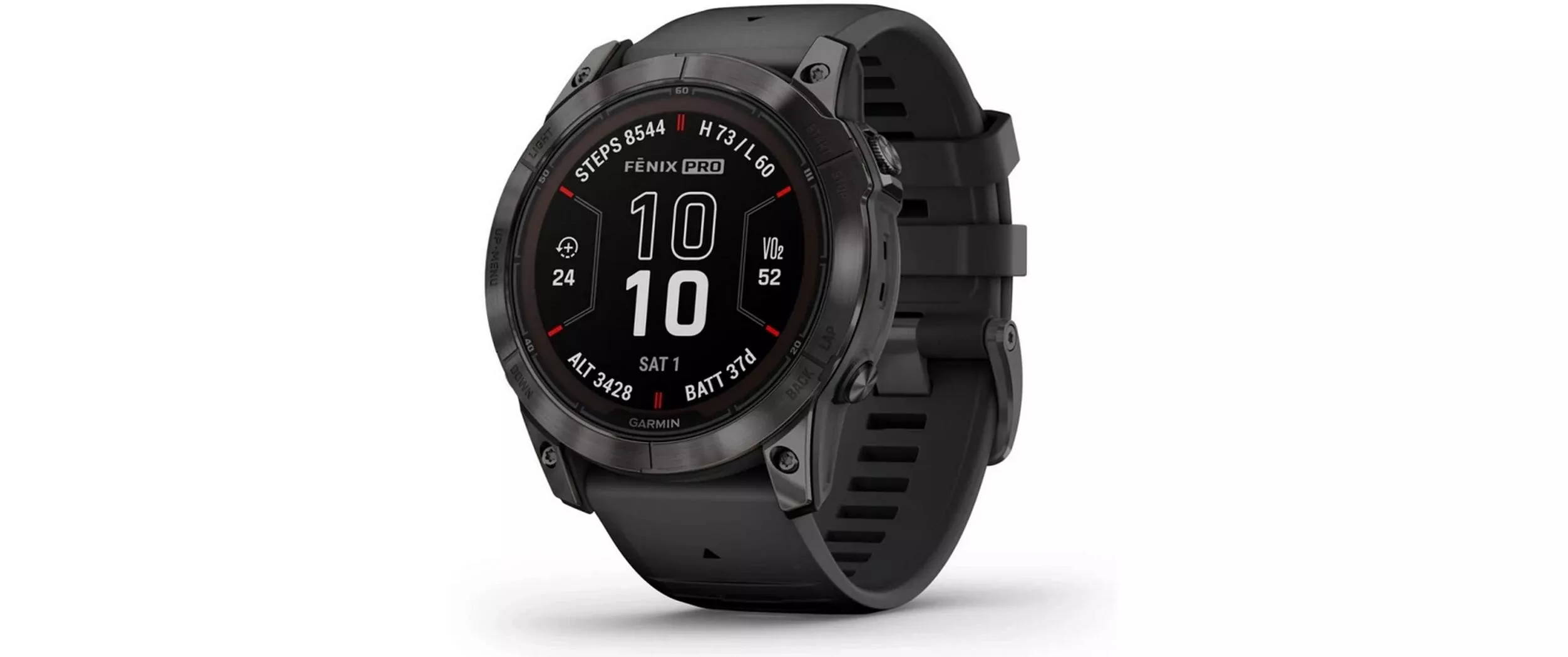 GPS-Sportuhr Fenix 7X Pro Sapphire Solar Edition Schwarz