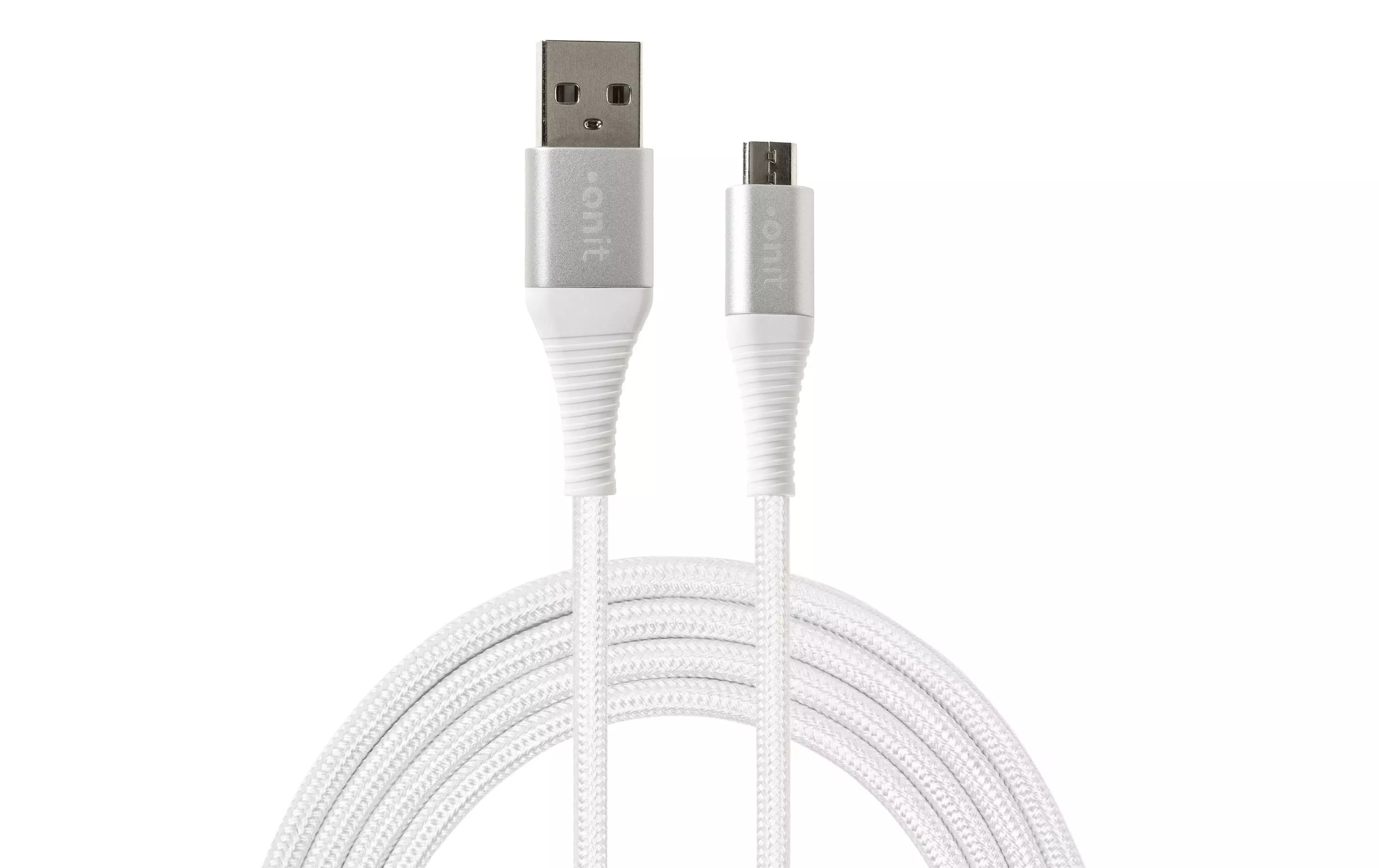 Câble USB 2.0 USB A - Micro-USB B 1.2 m, Blanc