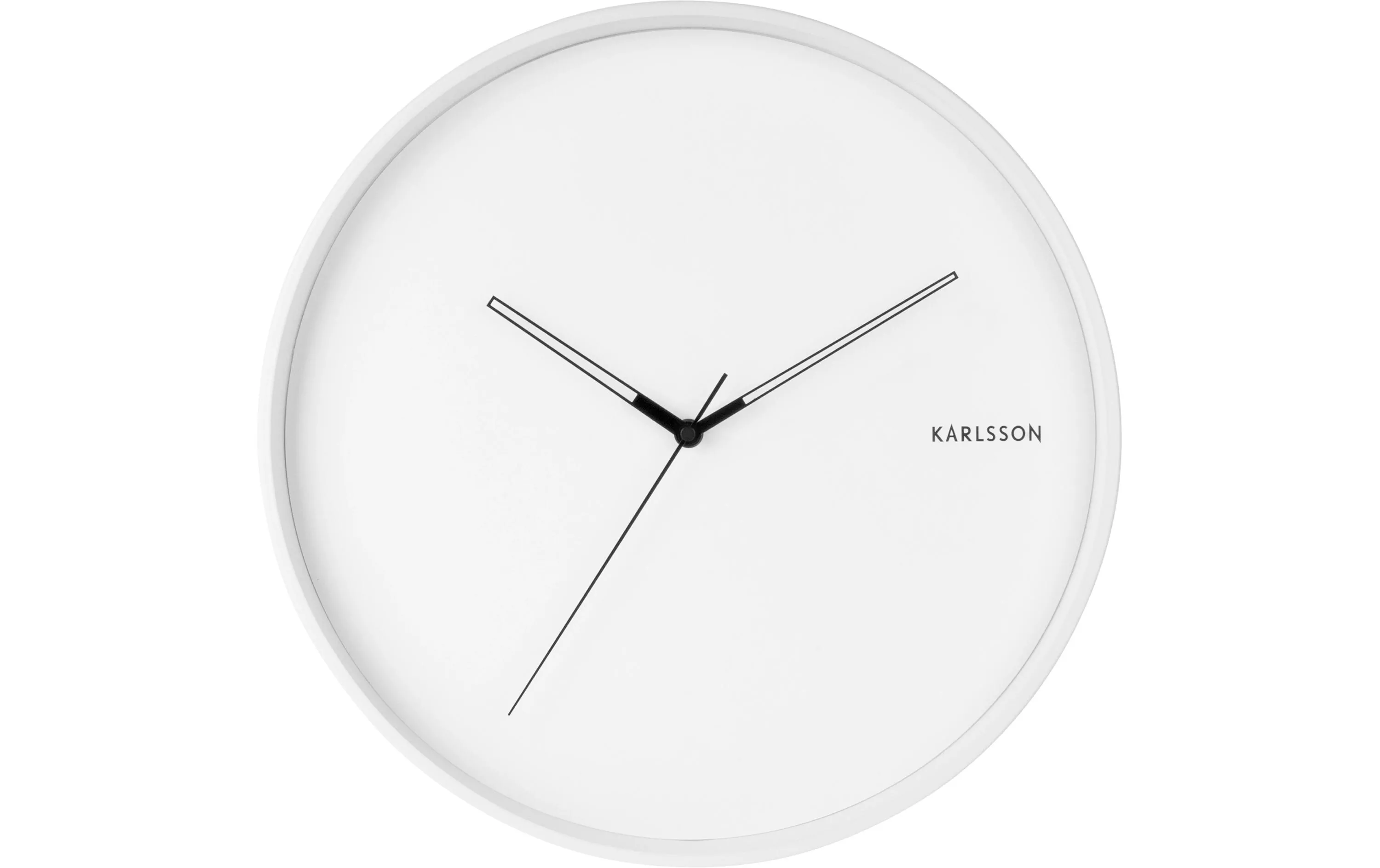 Horloge murale Hue 40 cm, Blanc