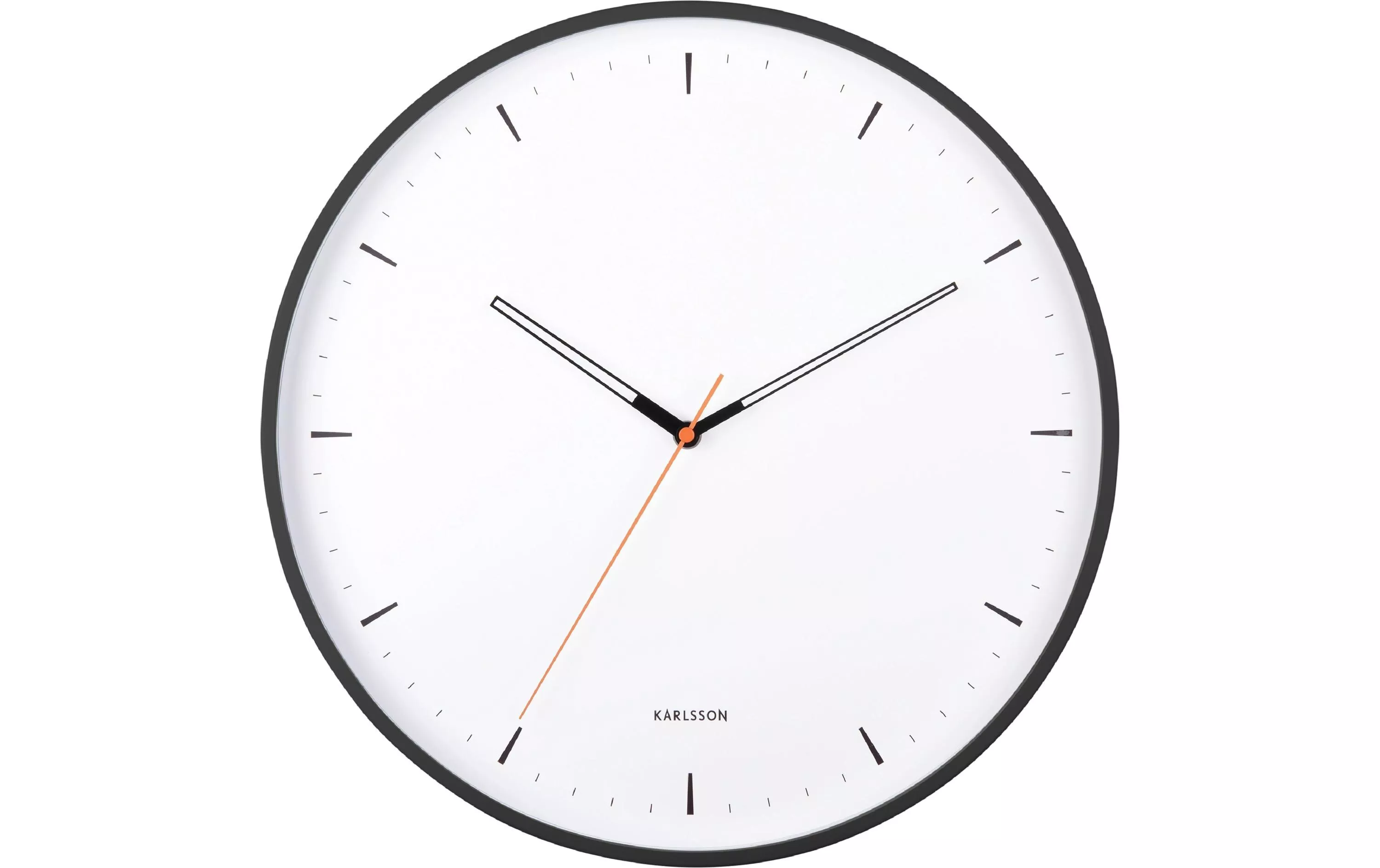 Horloge murale Calm 40 cm, Noir