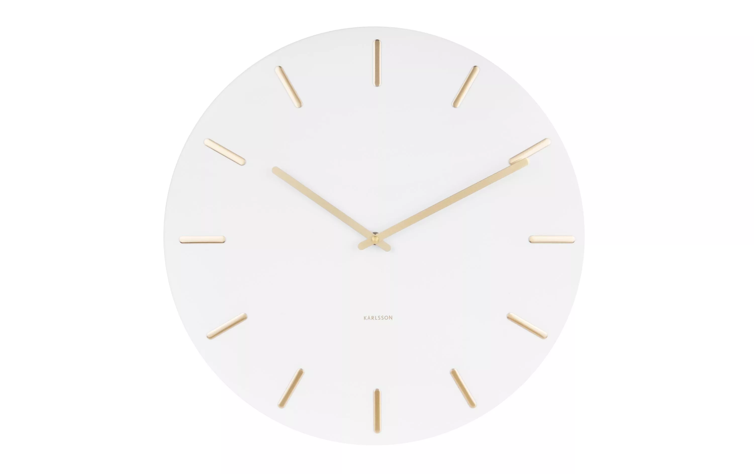 Horloge murale Charm 45 cm, Blanc