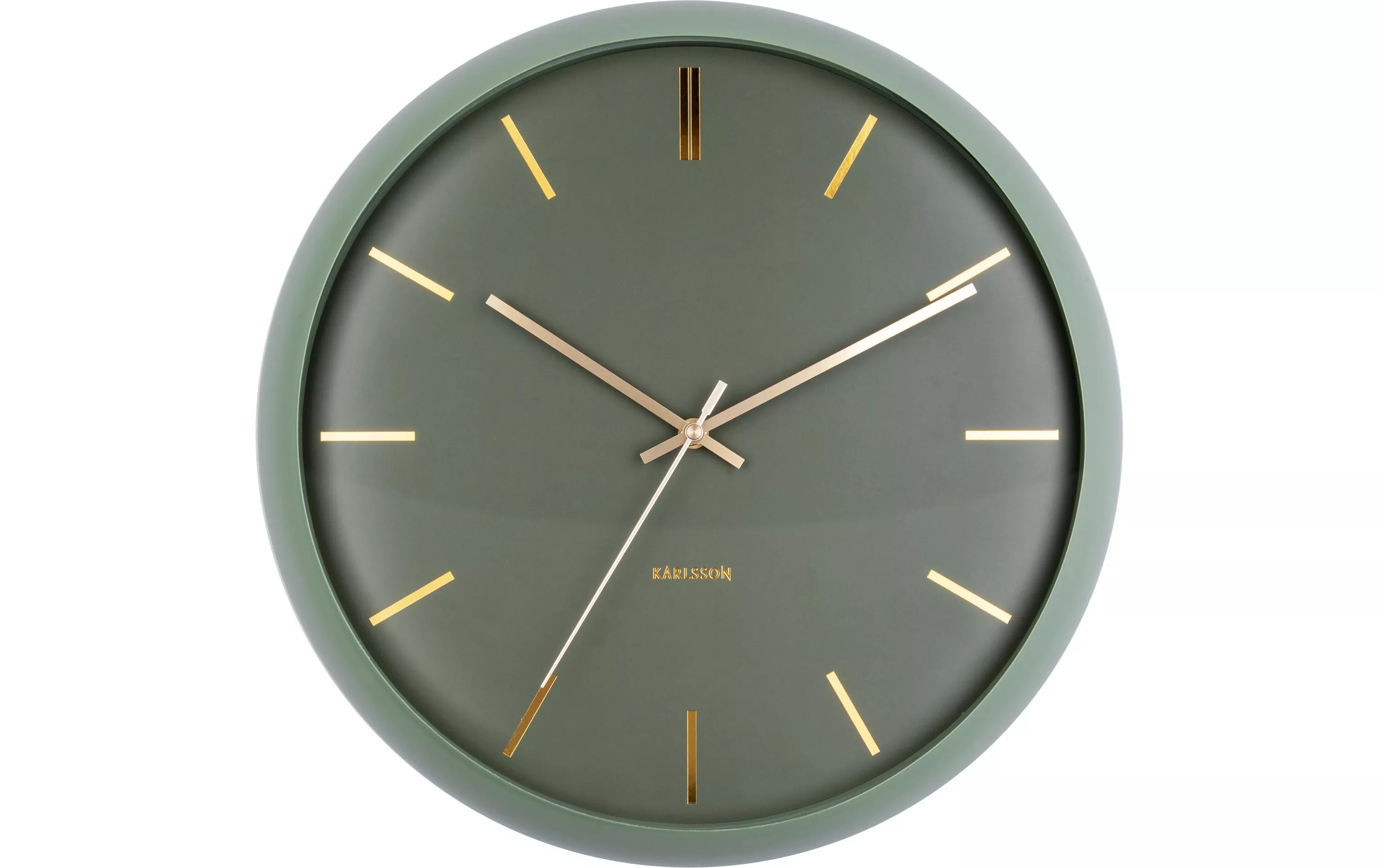 Horloge murale Globe 40 cm, Vert