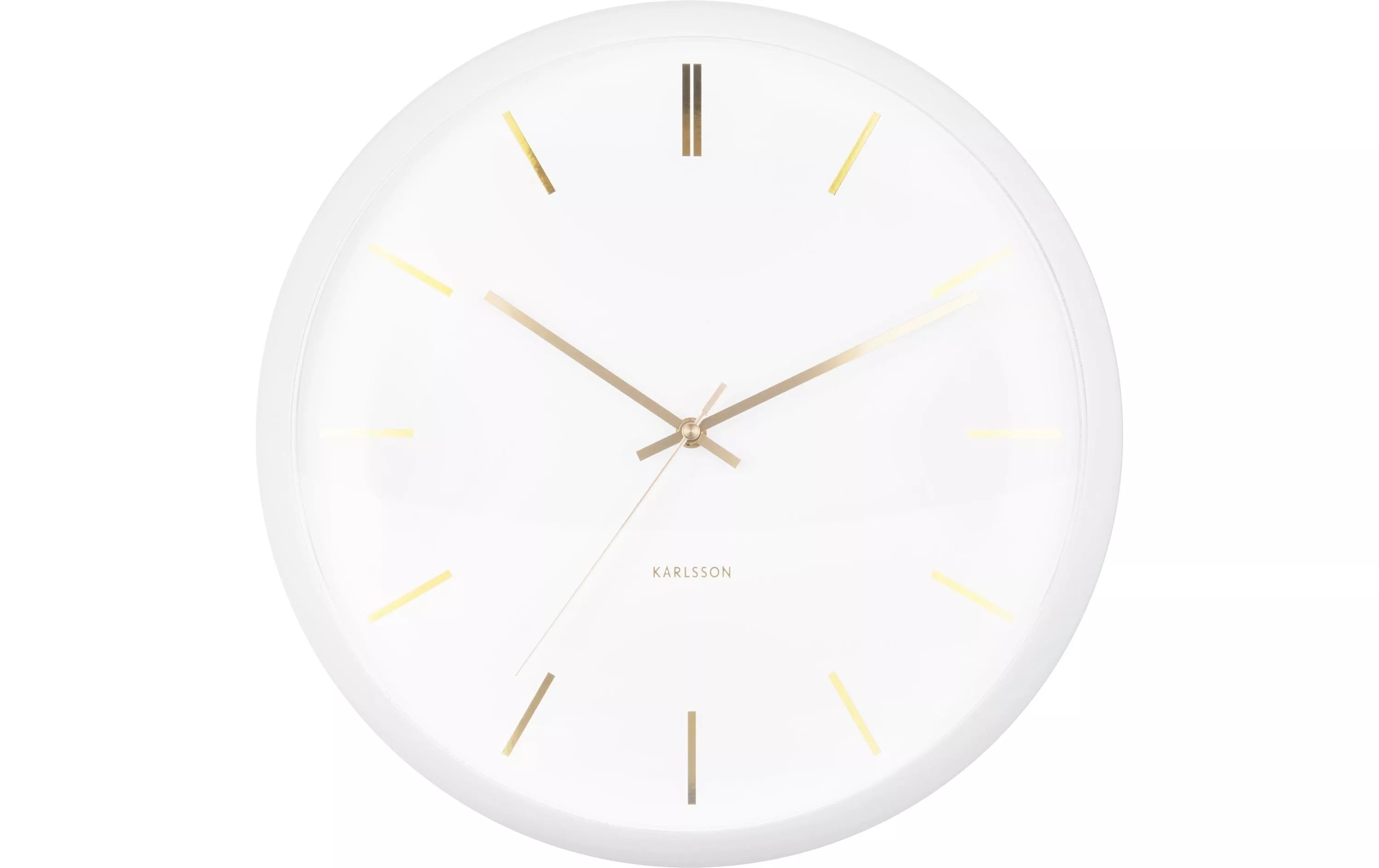 Horloge murale Globe 40 cm, Blanc