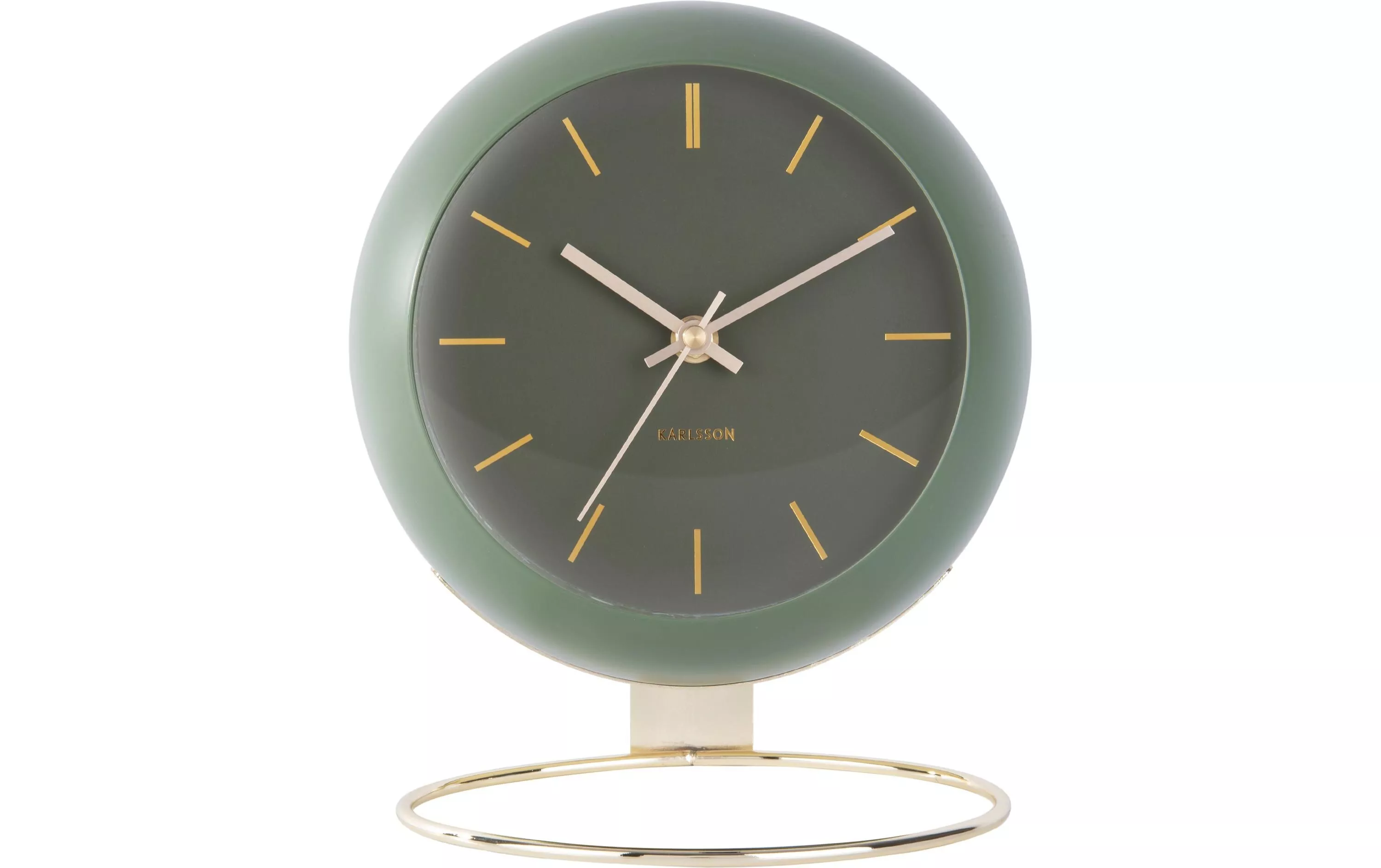 Horloge de bureau Globe 25 cm, Vert