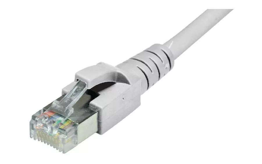 Câble patch RJ-45 - RJ-45, Cat 6A, S/FTP, 0.2 m, Gris